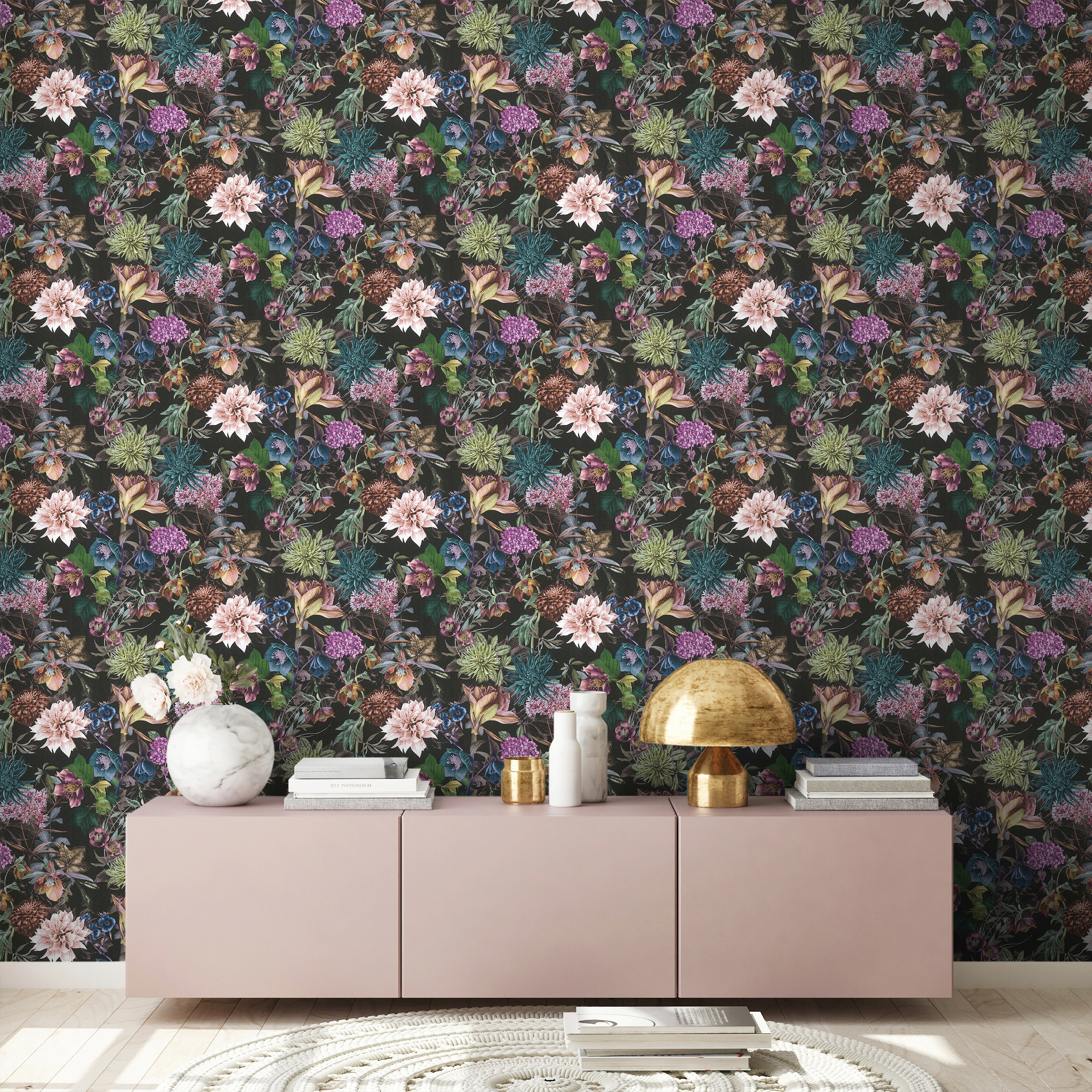 A.S. Création Vliestapete »Dream Flowery«, floral-botanisch-Wald, Florale Tapete Blumenoptik Tapeten Wohnzimmer Schlafzimmer Küche Optik