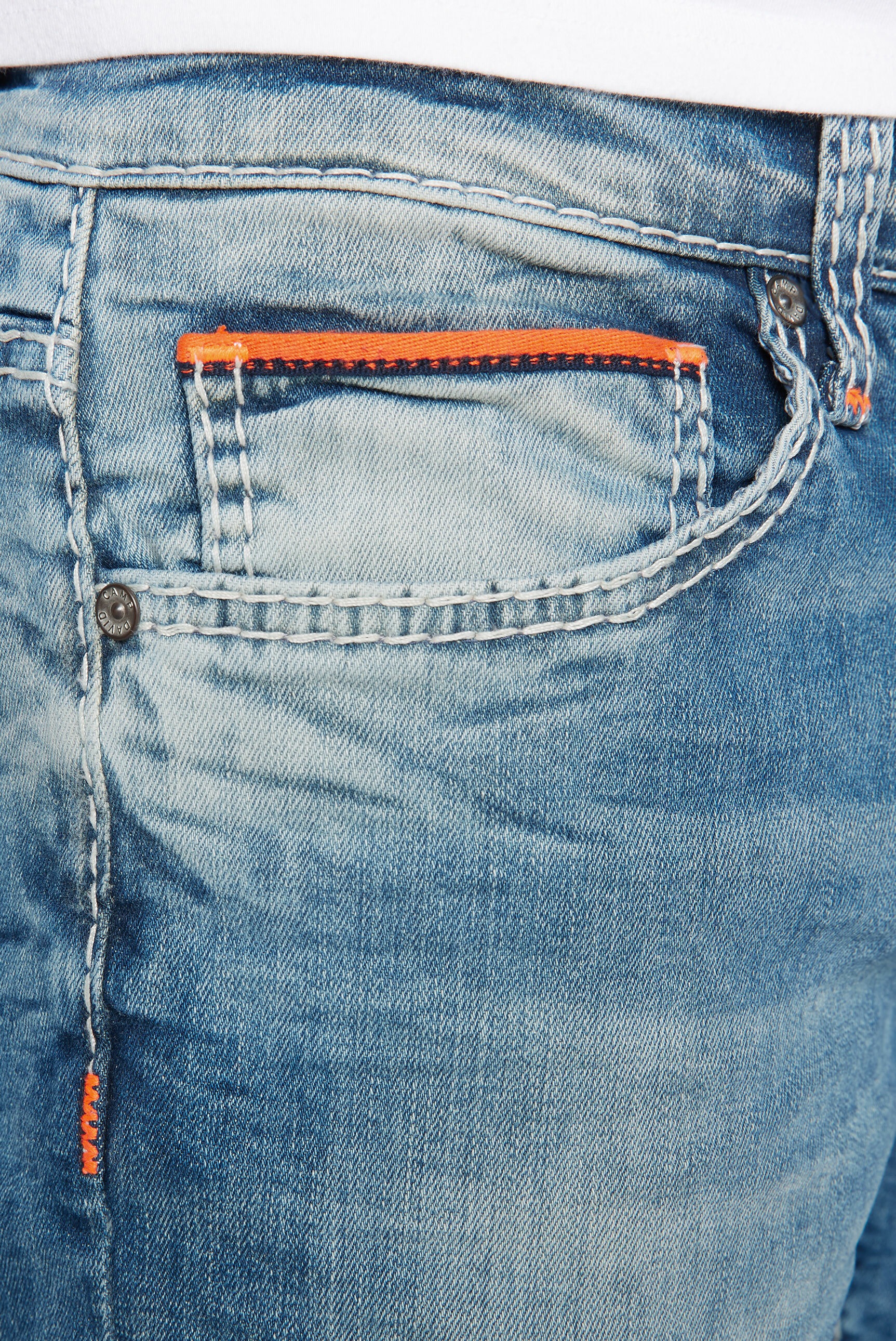 CAMP DAVID Regular-fit-Jeans, mit niedriger Leibhöhe