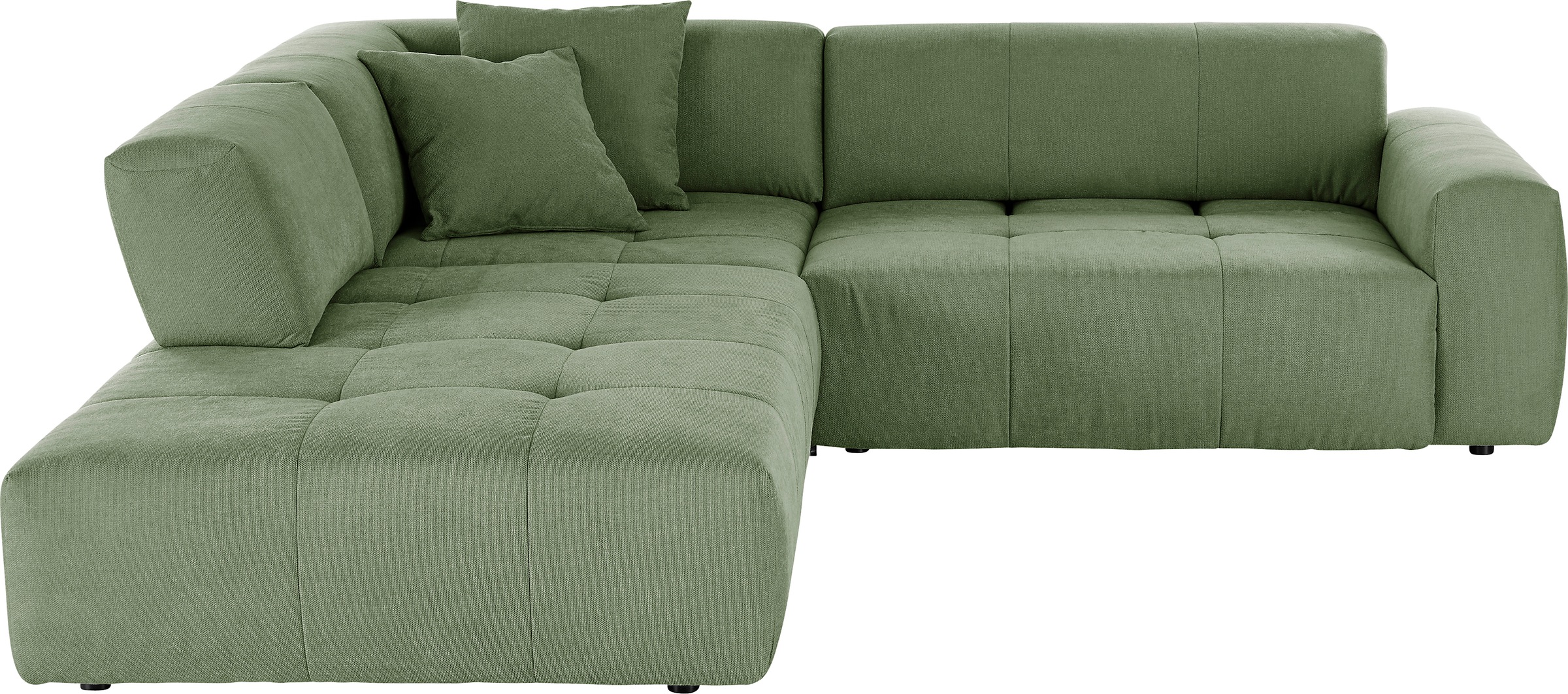 3C Candy Ecksofa »Yoshy Komfortsofa, bequem und modern, hochwertige Verarbeitungsdetails«, Zwei verschiedene Sitztiefen durch verstellbare Rückenlehne, L-Form