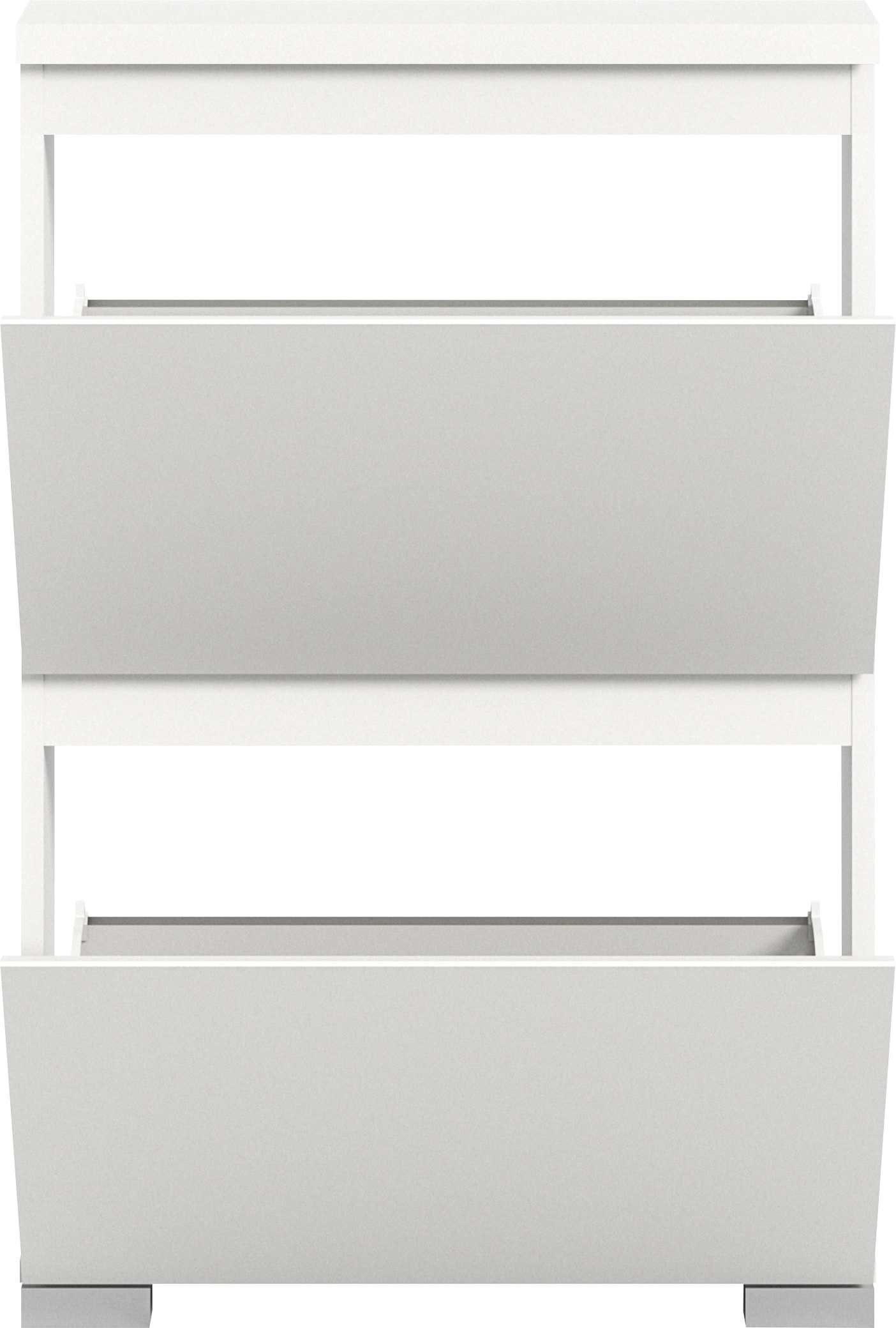 INOSIGN Schuhschrank »Skoskap, Tiefe 18cm, 2 Klappen mit Schuhwalze, Platz für 6 Schuhpaare«, hängend und stehend montierbar, Schuhkipper, Schuhkommode, Schuhregal