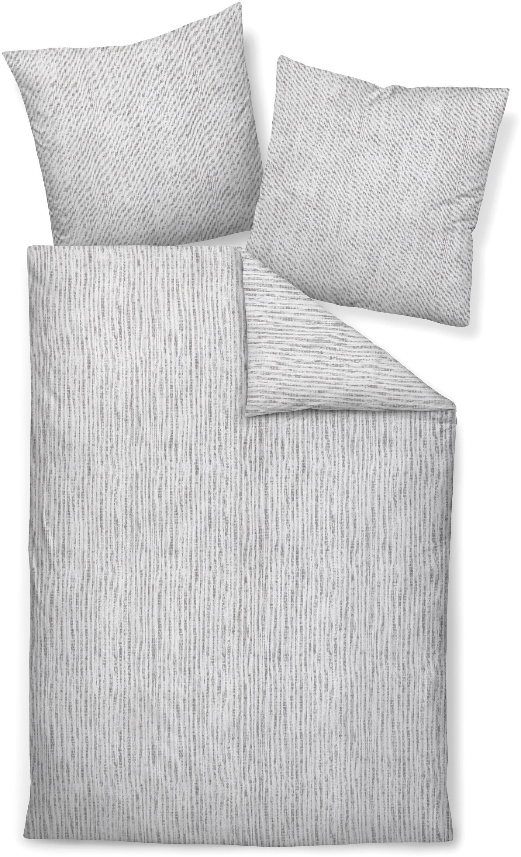 Janine Bettwäsche »Soft-Cotton71000 07 155x200,80x80«, mit Reissverschluss