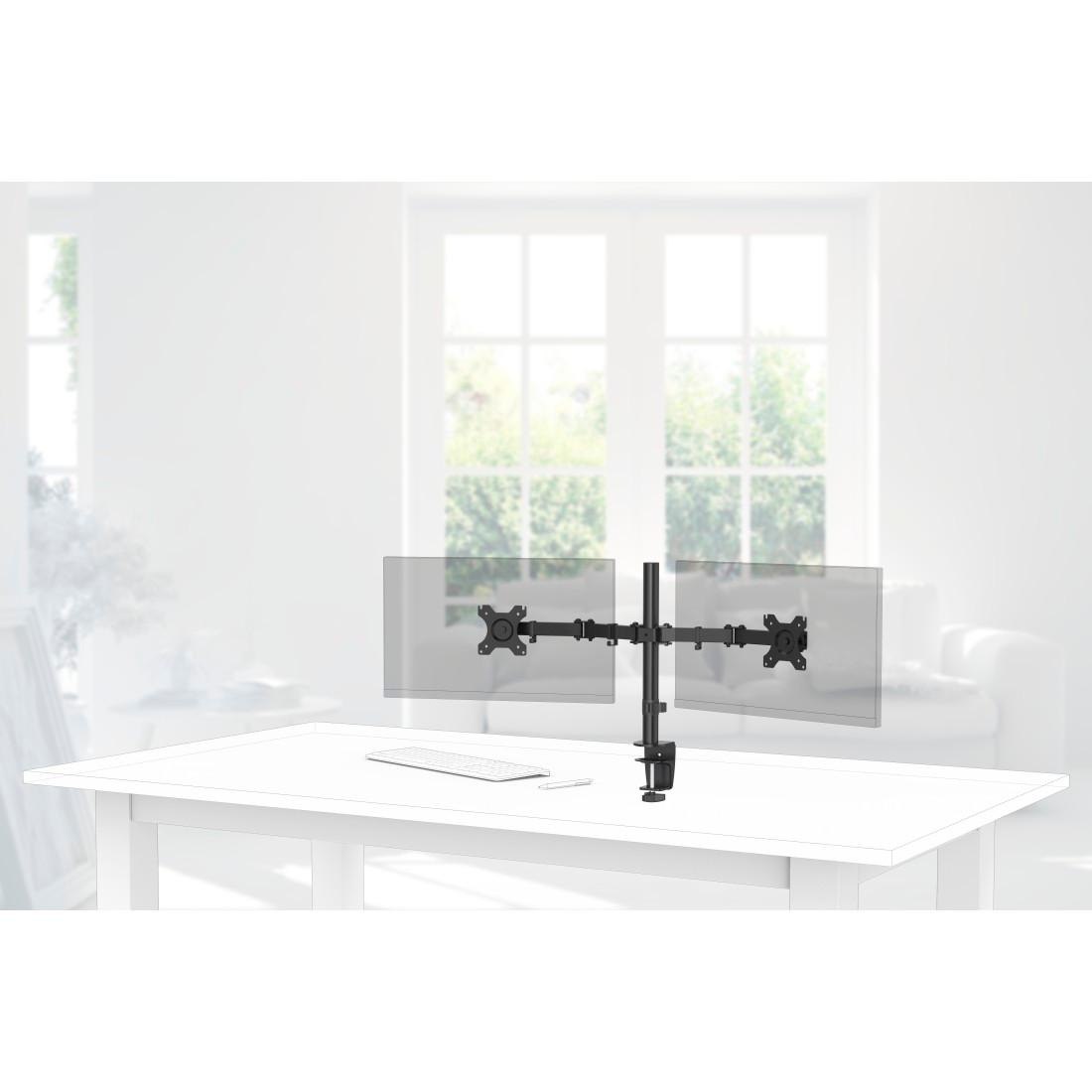 Hama Monitor-Halterung »Bildschirmhalterung, 2 Monitore, 13"-32" Doppelarm«, bis 81 cm Zoll