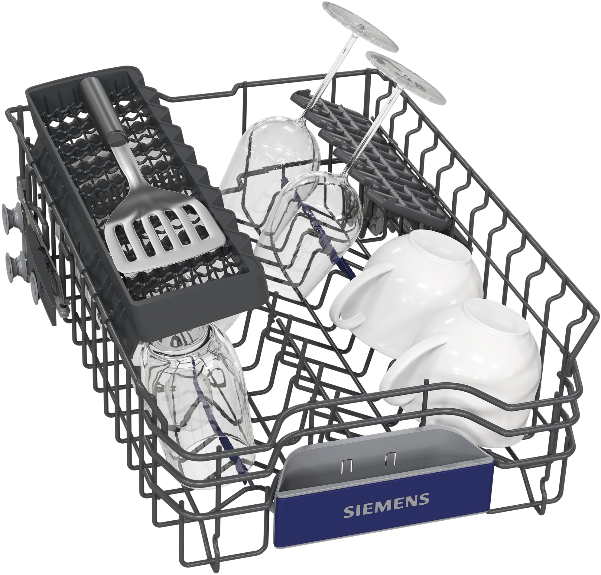 SIEMENS vollintegrierbarer Geschirrspüler iQ300 »SR93EX25LE« 10 tlg. Maßgedecke