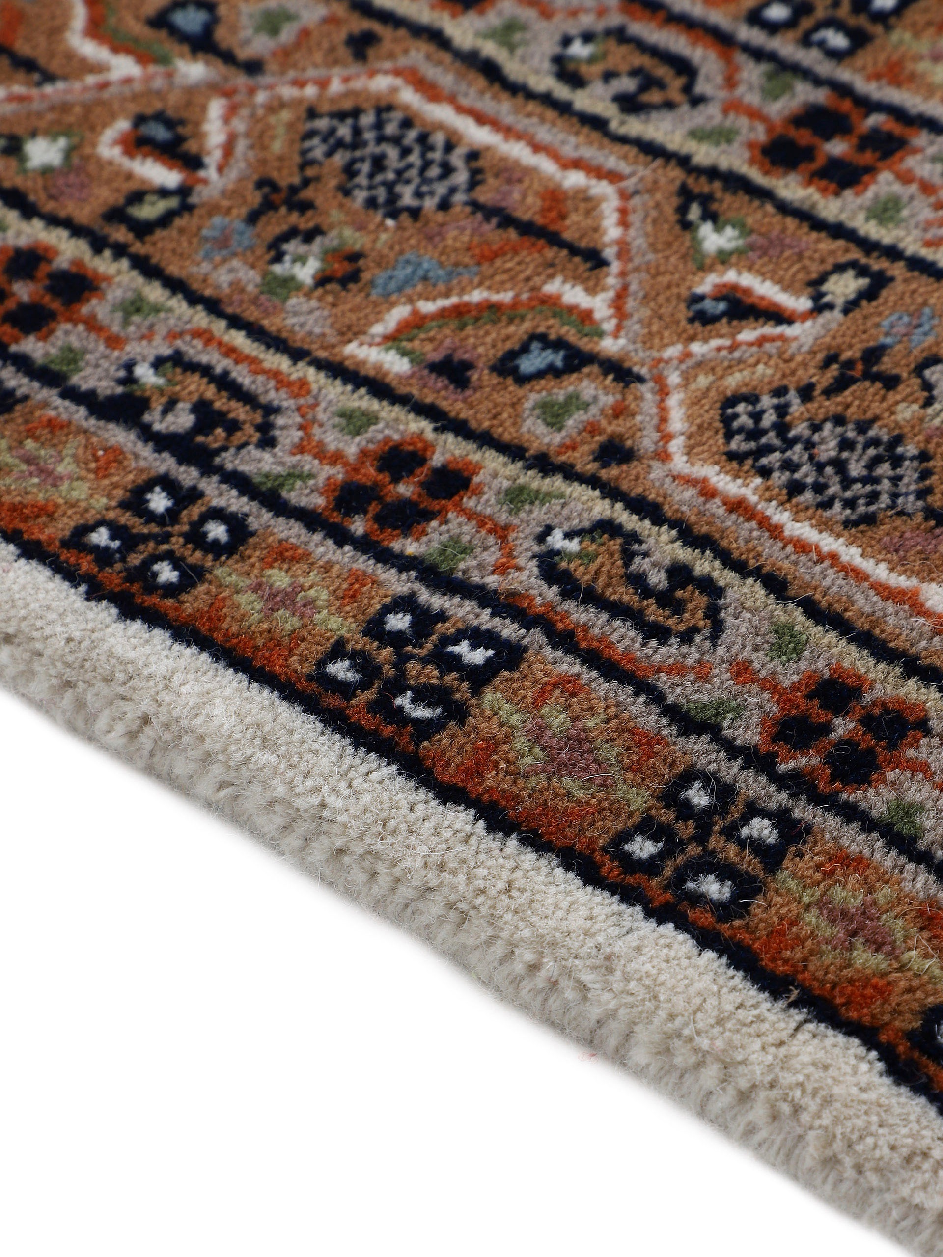 Woven Arts Orientteppich »Orientteppich Mir«, rechteckig, 15 mm Höhe, handgeknüpft, Wohnzimmer, reine Wolle
