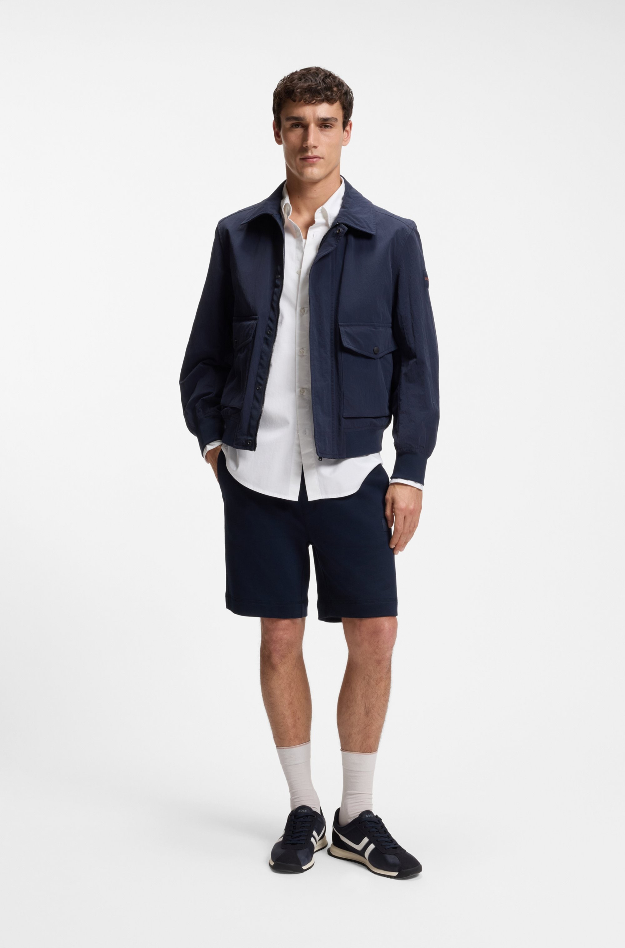 BOSS ORANGE Langarmhemd »Ricoplus M« Button-down-Kragen, Regular Fit, reine Baumwolle