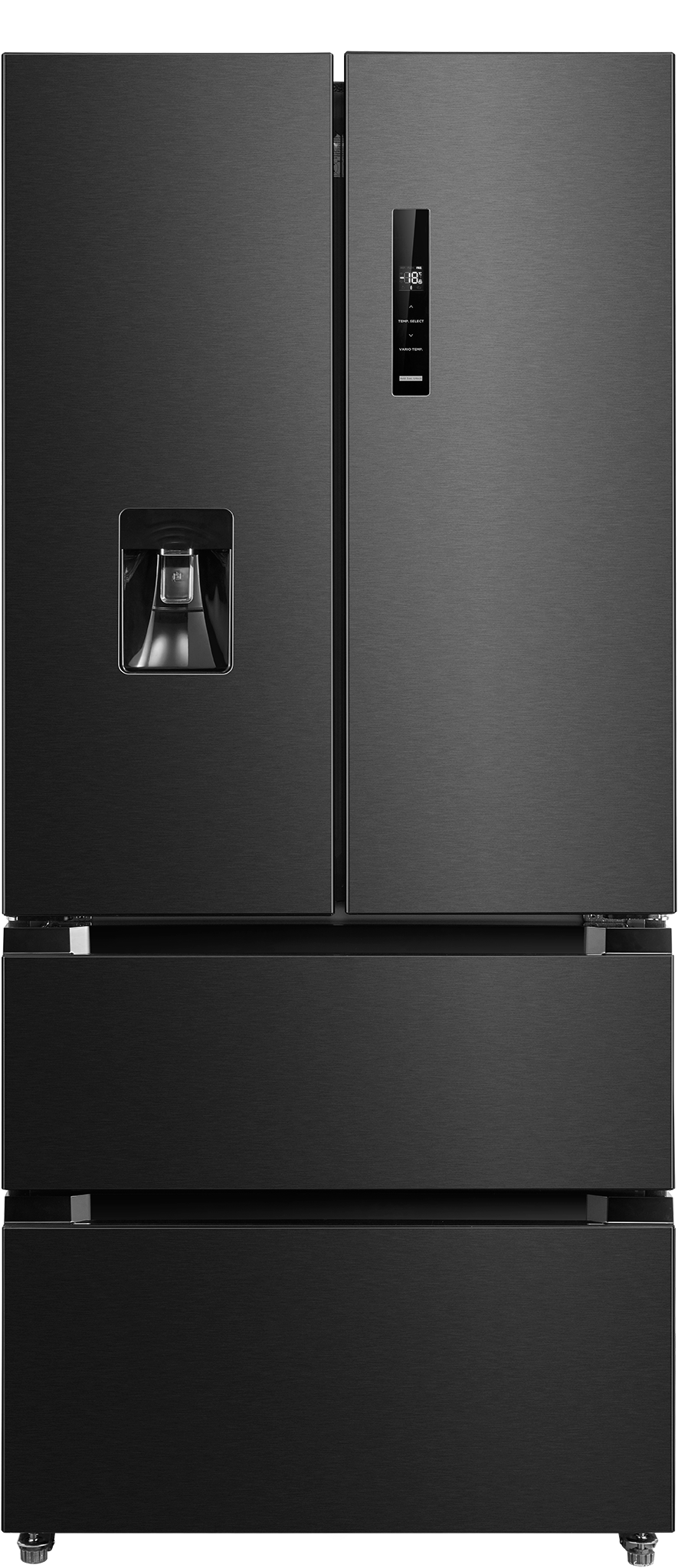 Hanseatic French Door »HFD18983CWDBI«, Wasserspender mit Wassertank günstig online kaufen