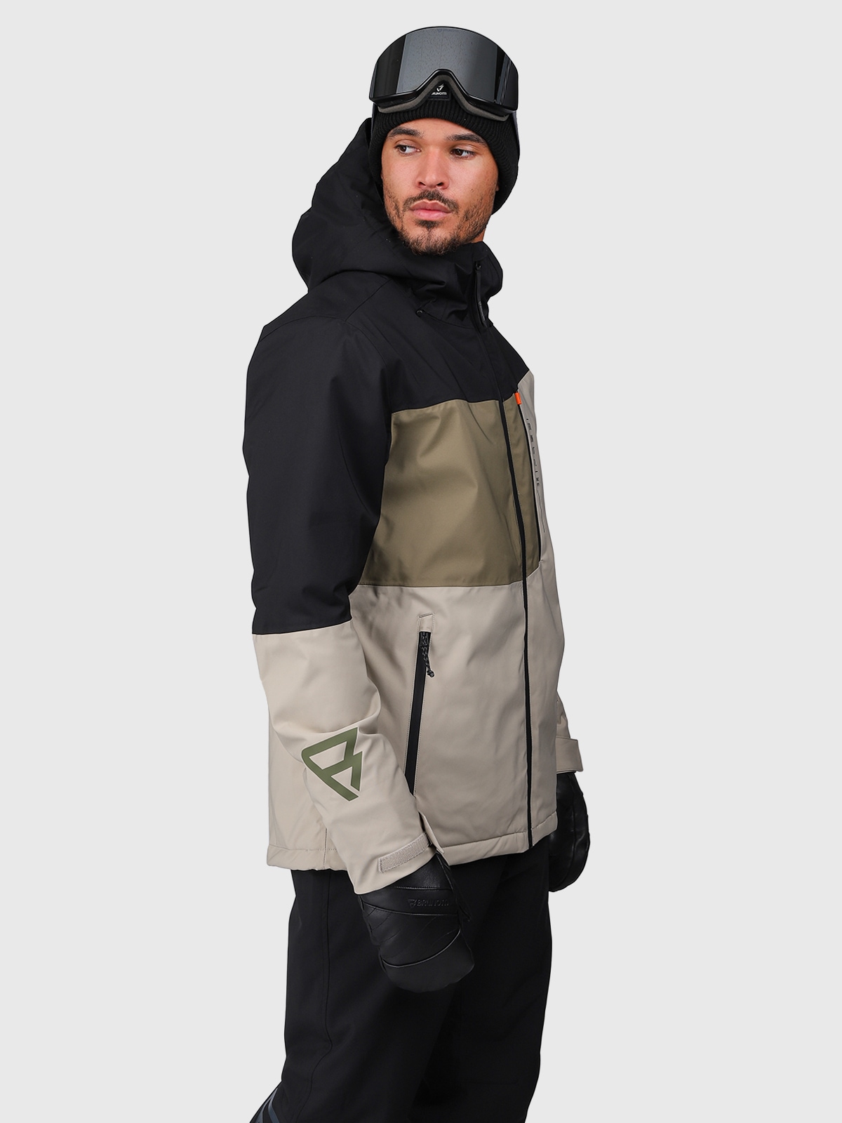 Brunotti Skijacke »Flynners Men Snow Jacket« 1 Stk. tlg. mit Kapuze