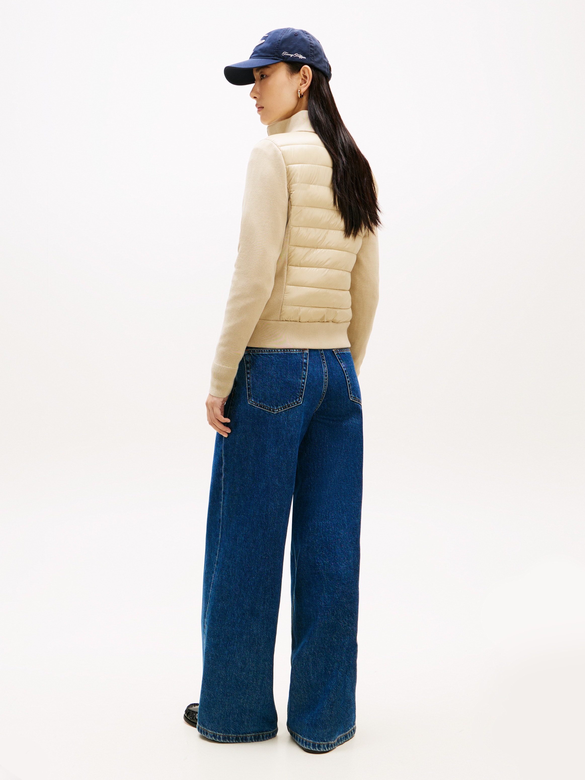 Tommy Hilfiger Steppjacke »LW KNIT MIX PADDED JACKET«