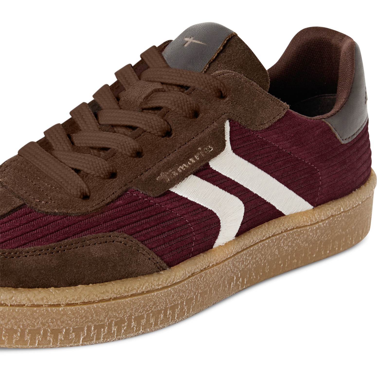 Tamaris Plateausneaker, Freizeitschuh, Halbschuh, Schnürschuh mit gepolstertem Schaftrand