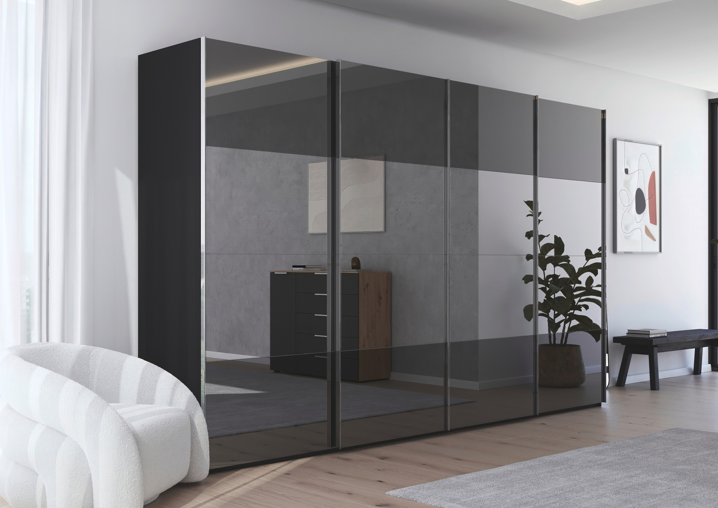 rauch Schwebetürenschrank »Kleiderschrank Schrank Garderobe Schlafzimmersch günstig online kaufen
