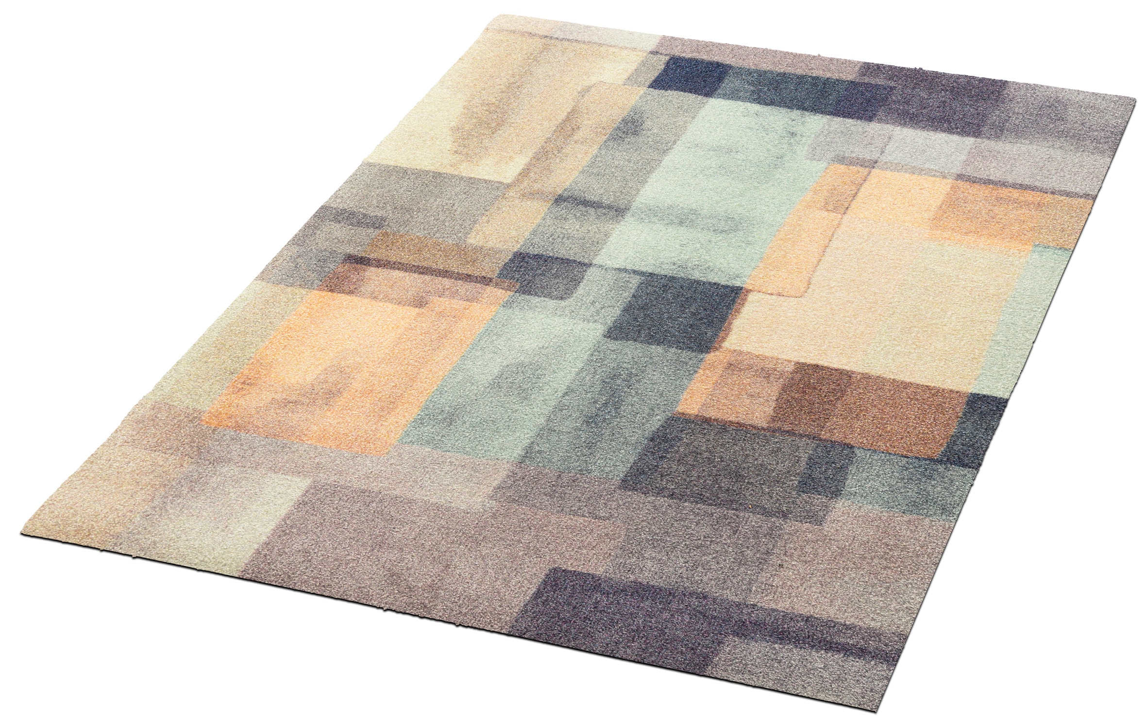 wash+dry by Kleen-Tex Teppich »und Läufer Gentle Blocks« rechteckig 9 mm Höhe