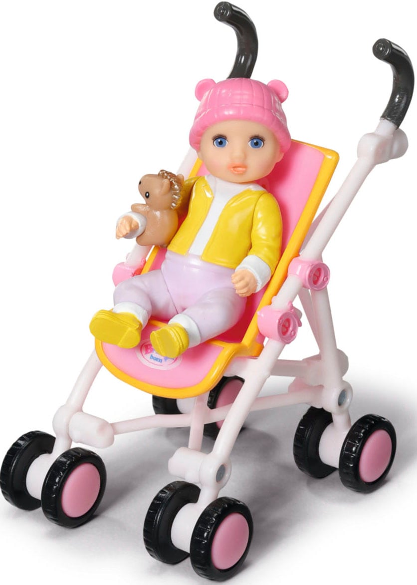 2. Bild von Baby Born Minipuppe »Baby born® Minis Spielset Buggy«, inklusive Baby born® Mini Puppe