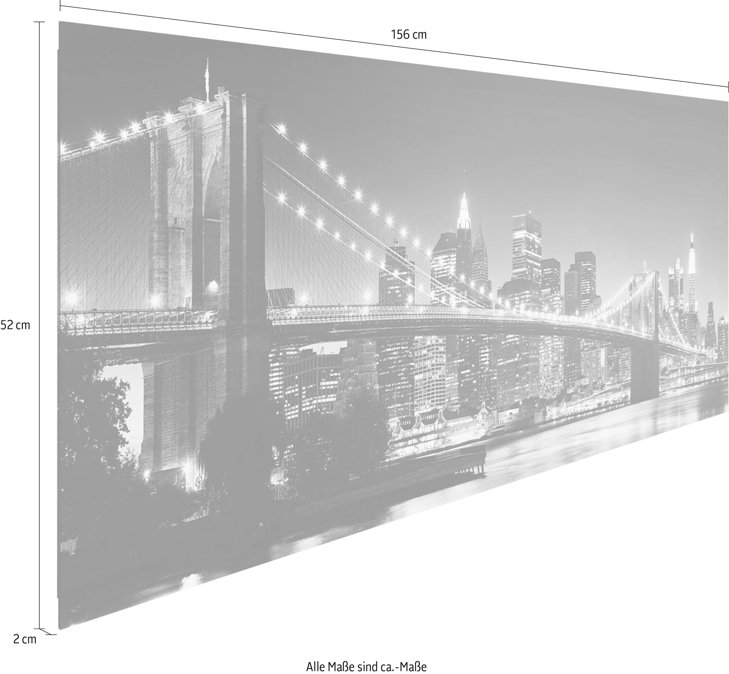 Reinders! New brooklyn »Deco Panel Holzbild bridge« 52x156 bestellen online - York