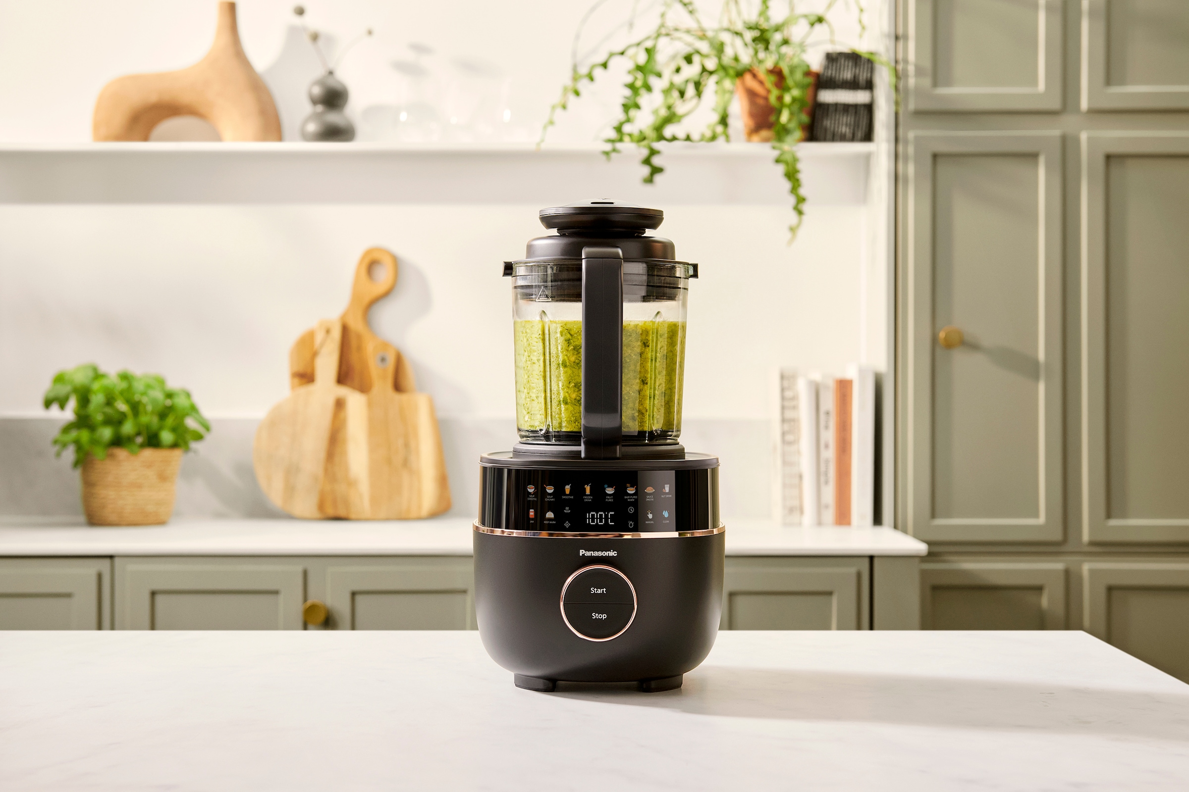 Panasonic Standmixer »MX-HG4401KXE«, 950 W, dank integriertem Kochelement gleichzeitig mixen und kochen