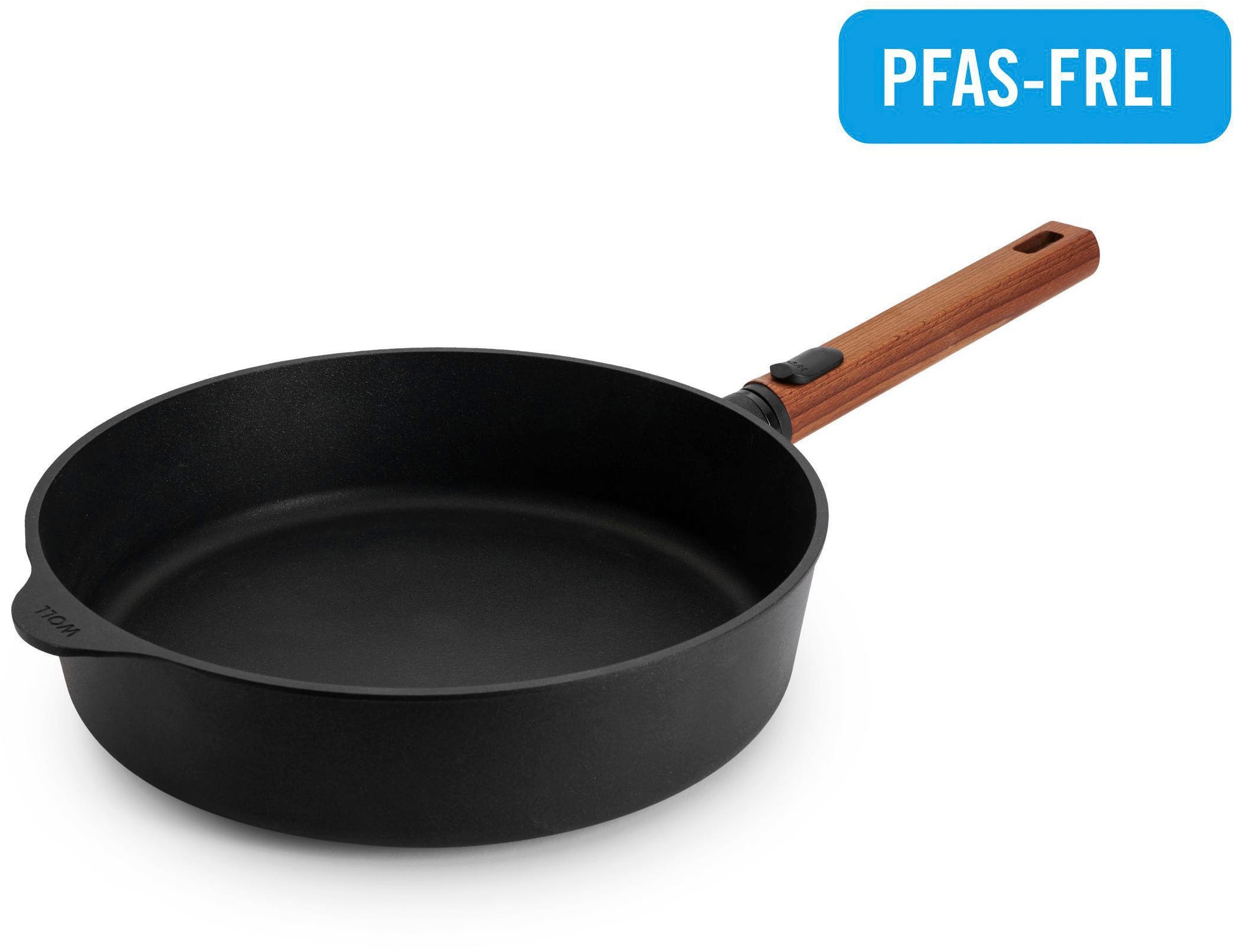 WOLL Schmorpfanne »Eco Logic QXR Guss-Hochrandpfanne«, Aluminiumguss, (1 tlg.), PFAS-freie Diamond-QXR - Beschichtung