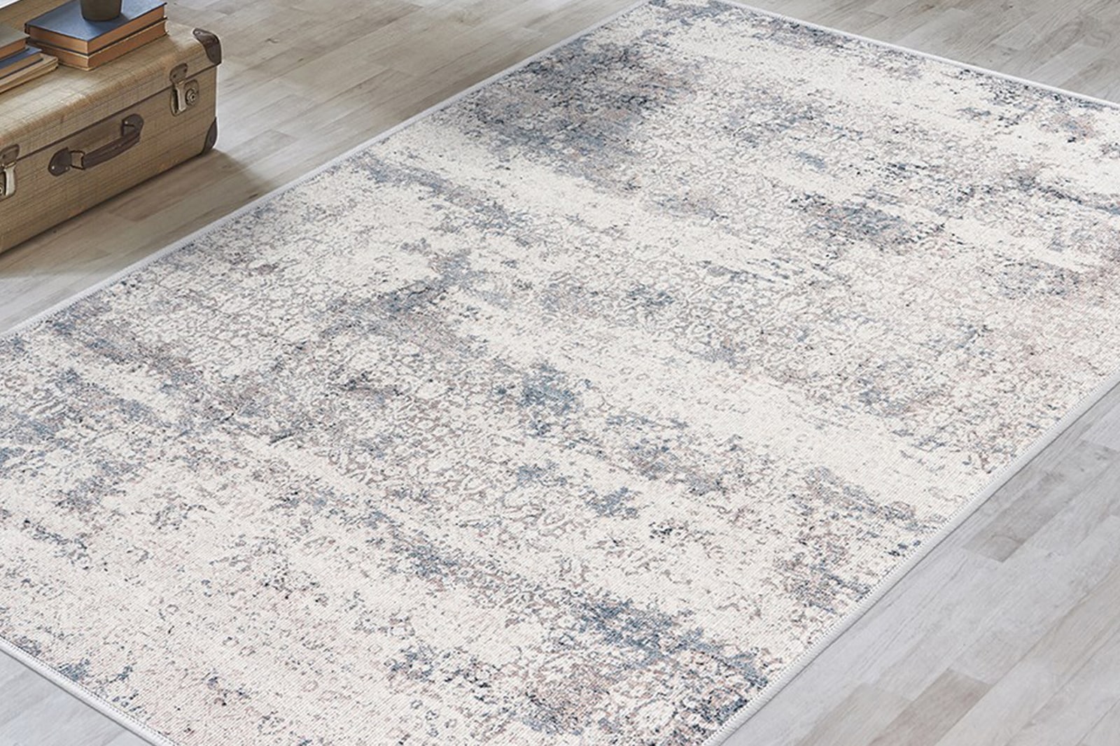 Kayoom Teppich »Maika 300«, rechteckig, 6 mm Höhe, Flachgewebe, weich, Vint günstig online kaufen