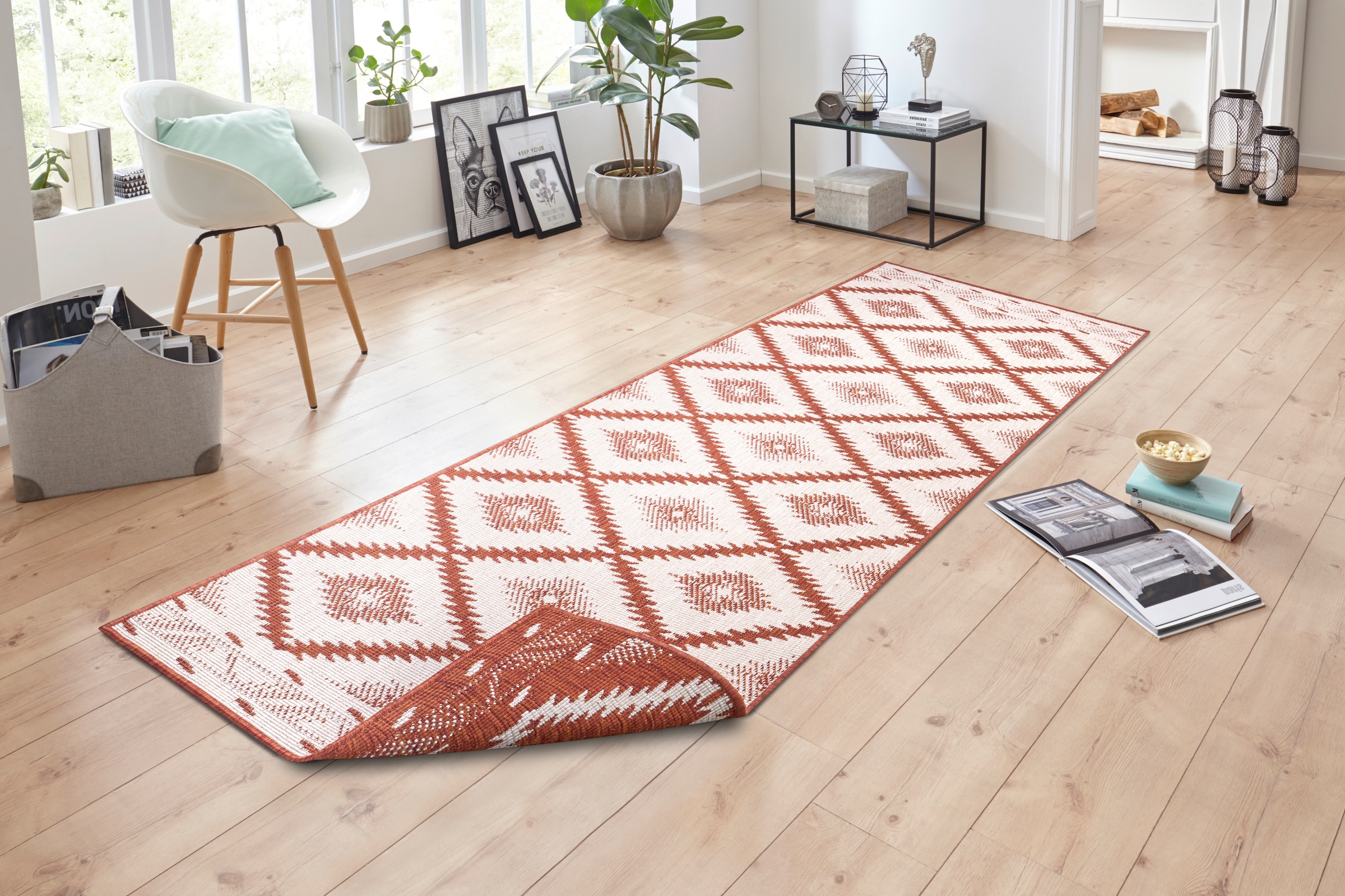 NORTHRUGS Teppich »Malibu Wendeteppich«, rechteckig, 5 mm Höhe, In-& Outdoo günstig online kaufen