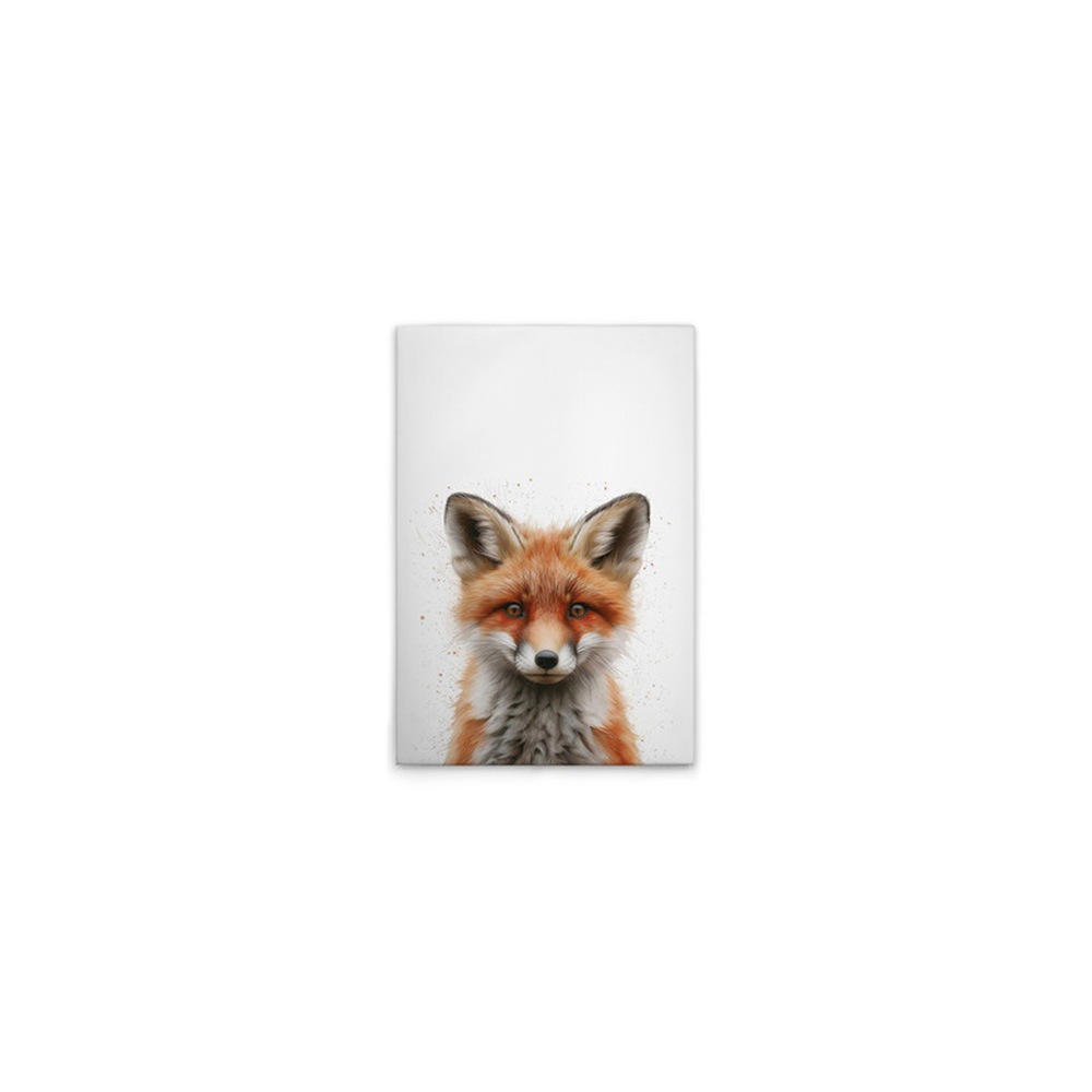 A.S. Création Leinwandbild »Baby Fox - Wandbild Weiß Braun Grau Keilrahmen günstig online kaufen