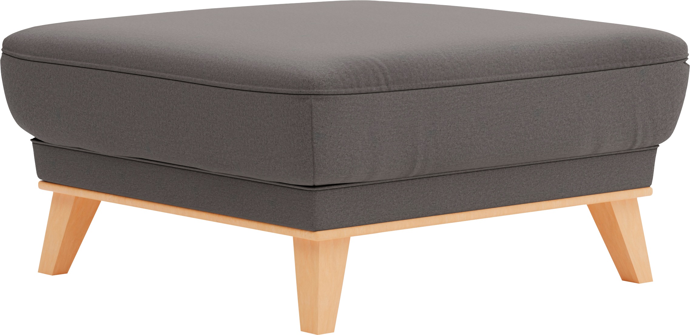 sit&more Polsterhocker »Lavida«, Mit elegantem Holzrahmen günstig online kaufen