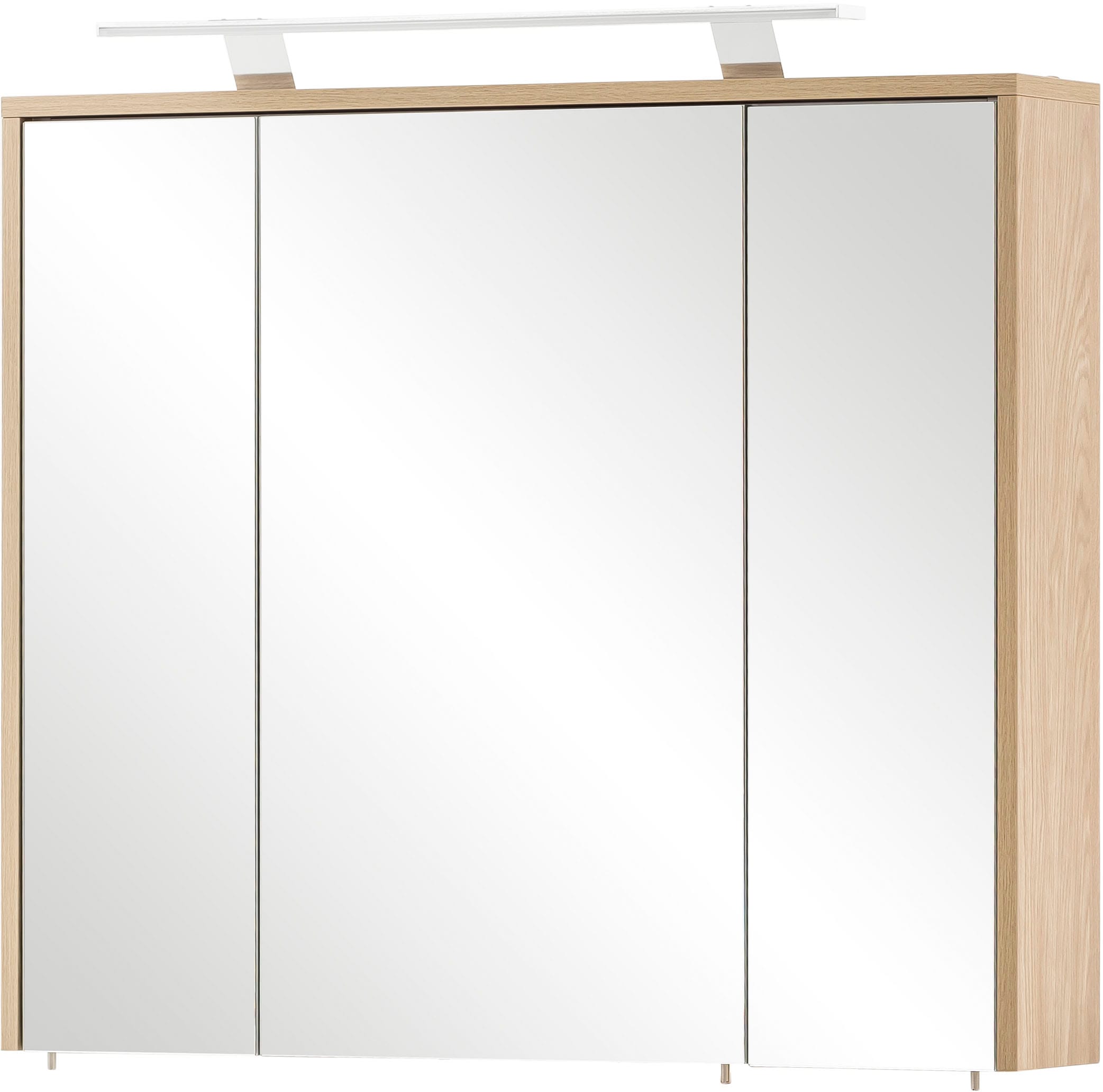 Schildmeyer Spiegelschrank »Mali, Breite 83 cm«, Mit LED-Leuchte und Schalter-/Steckdoseneinheit