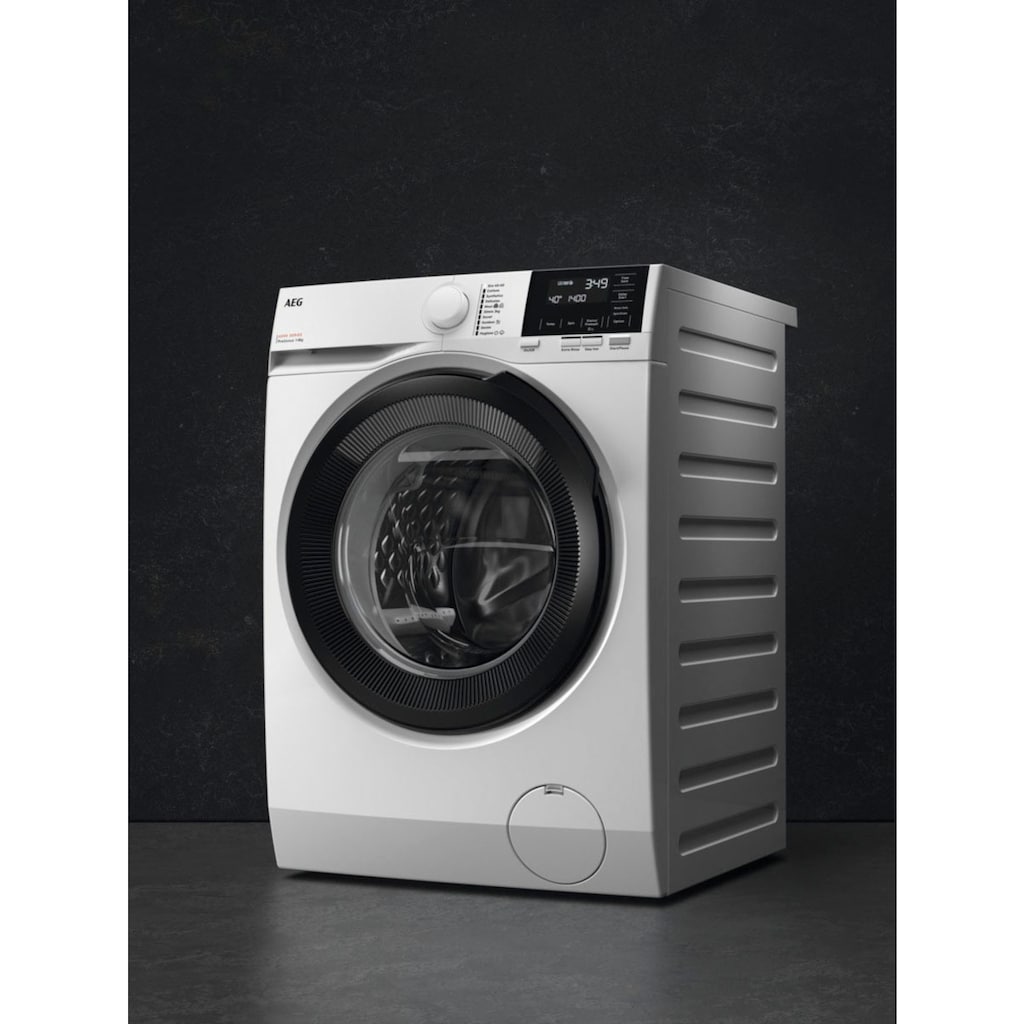 AEG Waschmaschine »LR6FA410FL«, Serie 6000 mit ProSense-Technologie, LR6FA410FL, 10 kg, 1400 U/min, ProSense® Mengenautomatik​ - spart bis 40% Zeit, Wasser und Energie