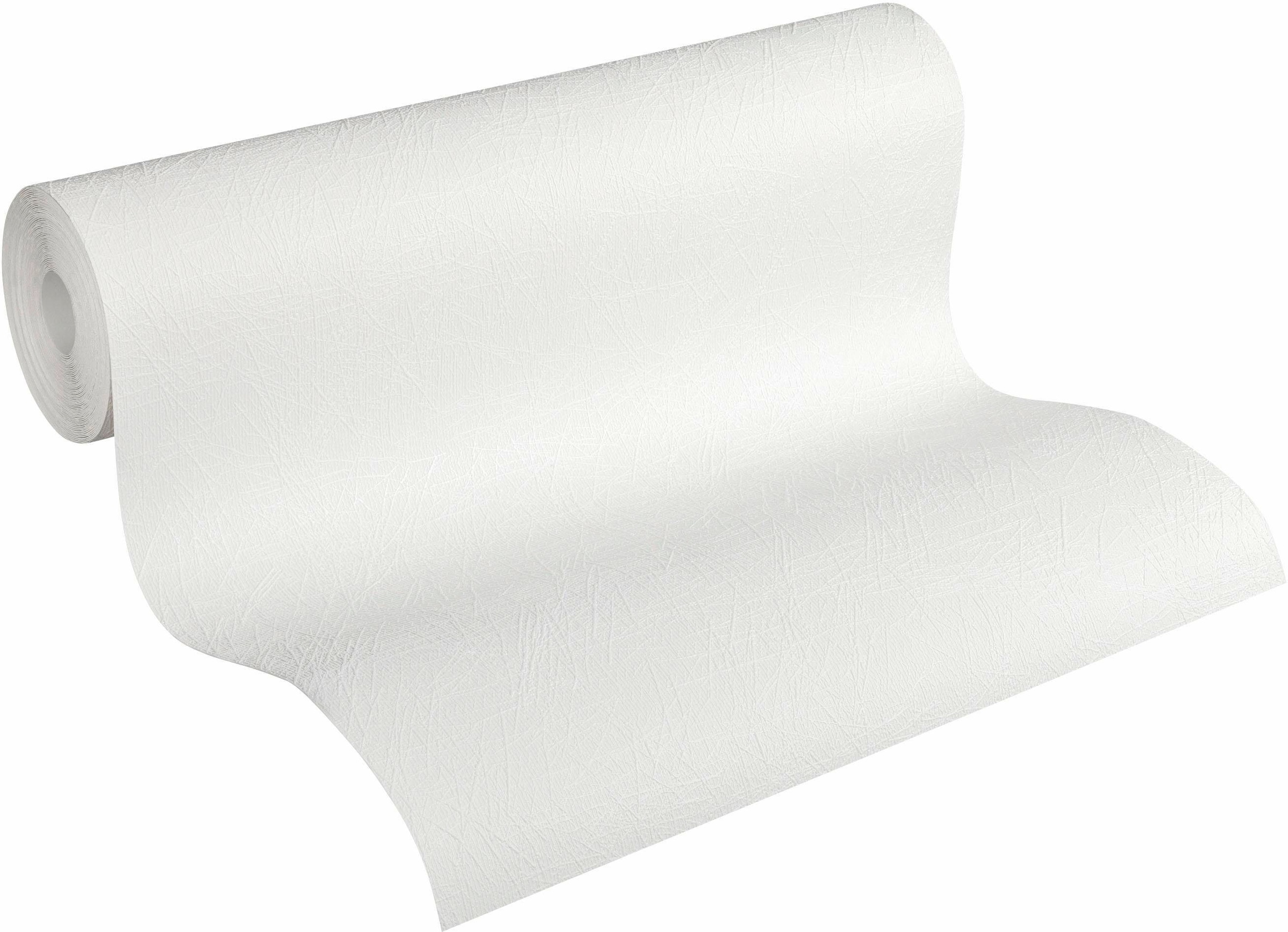 living walls Vliestapete »Meisterputz« einfarbig | uni | unifarben leicht strukturiert Struktur Tapete Grafik Tapeten Wohnzimmer Schlafzimmer Küche Flur Büro