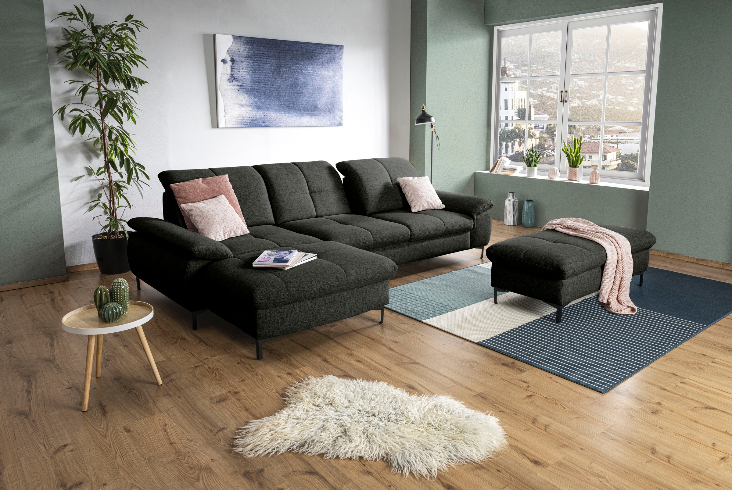 alina Ecksofa "Melina" In 2 Breiten, Wahlweise mit und ohne Bettfunktion günstig online kaufen