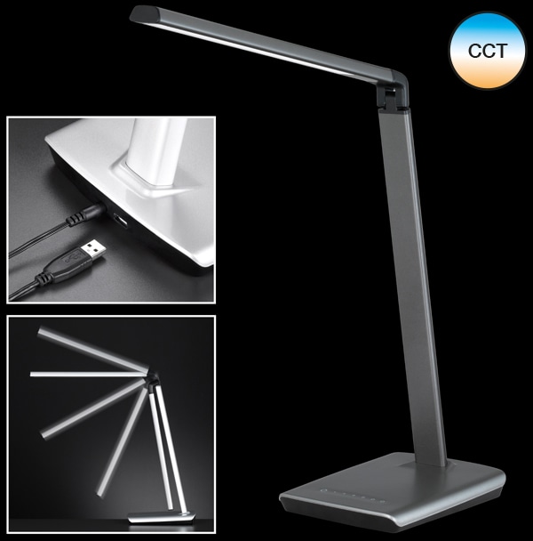 FISCHER & HONSEL LED Schreibtischlampe »Bright«, 1 flammig, Leuchtmittel LE günstig online kaufen