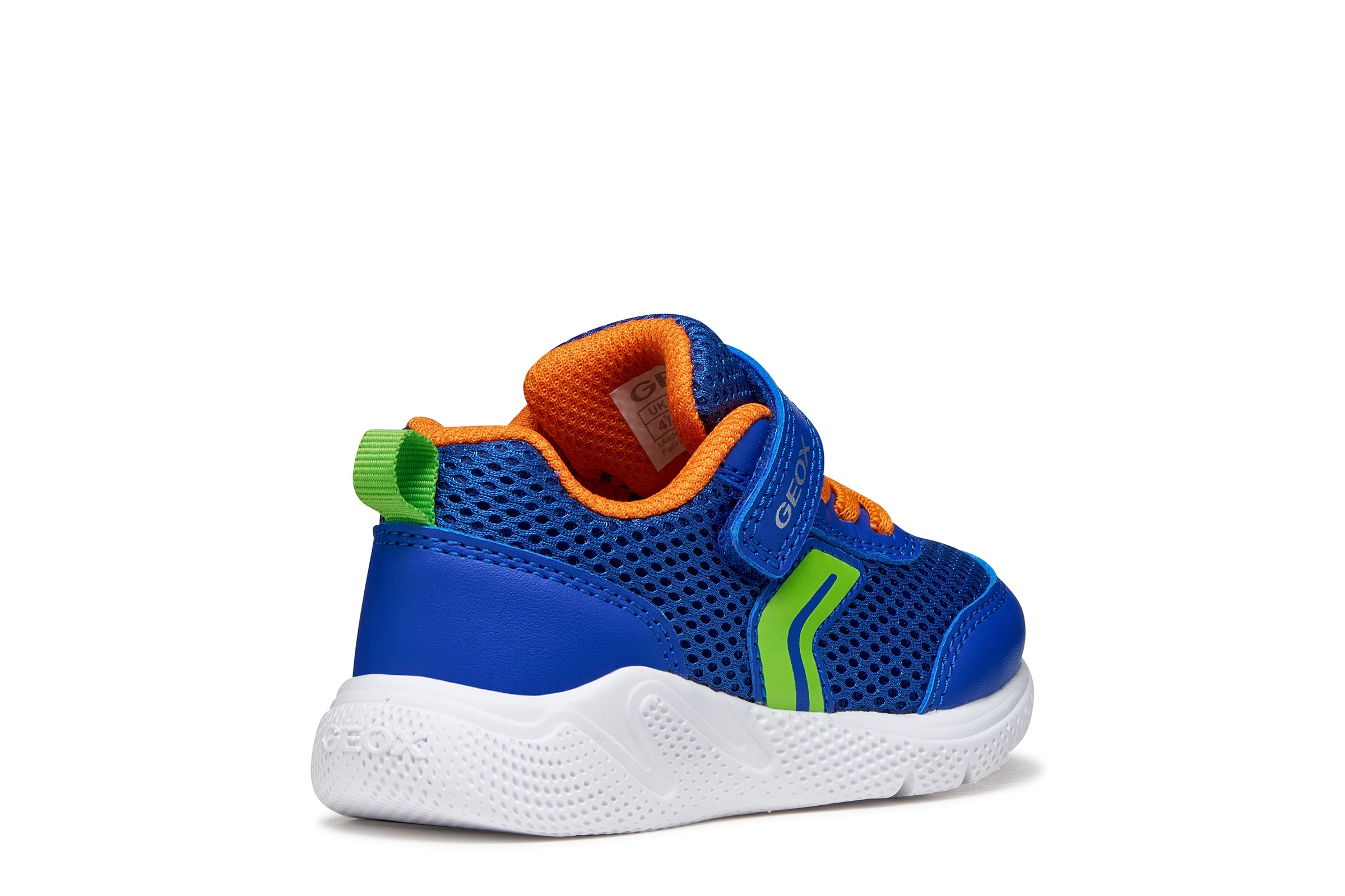 Geox Lauflernschuh »B SPRINTYE BOY«  Babyschuh mit farbenfrohen Besätzen, Größenschablone zum Download