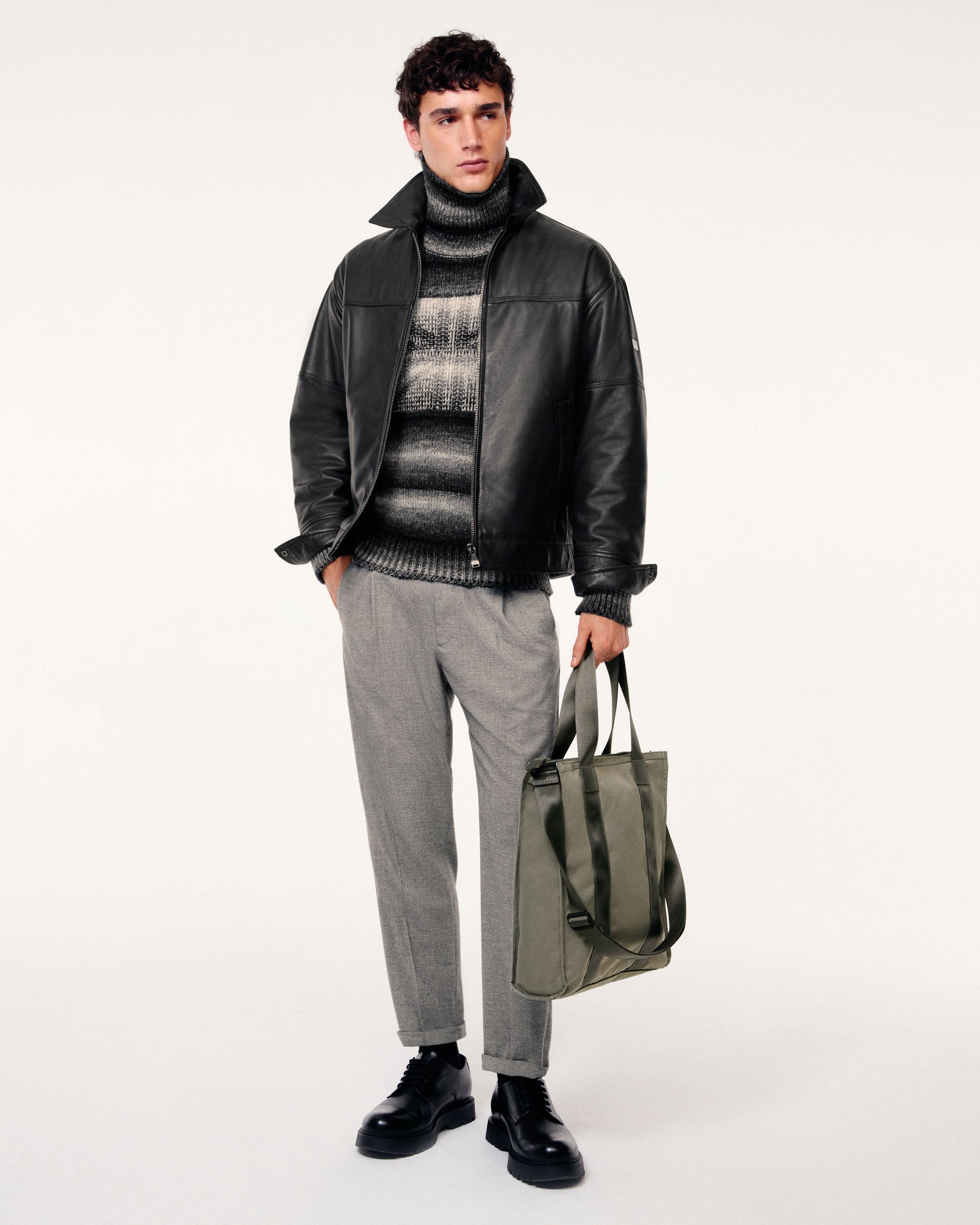 Joop Jeans Strickpullover »Urielo« mit Rollkragen