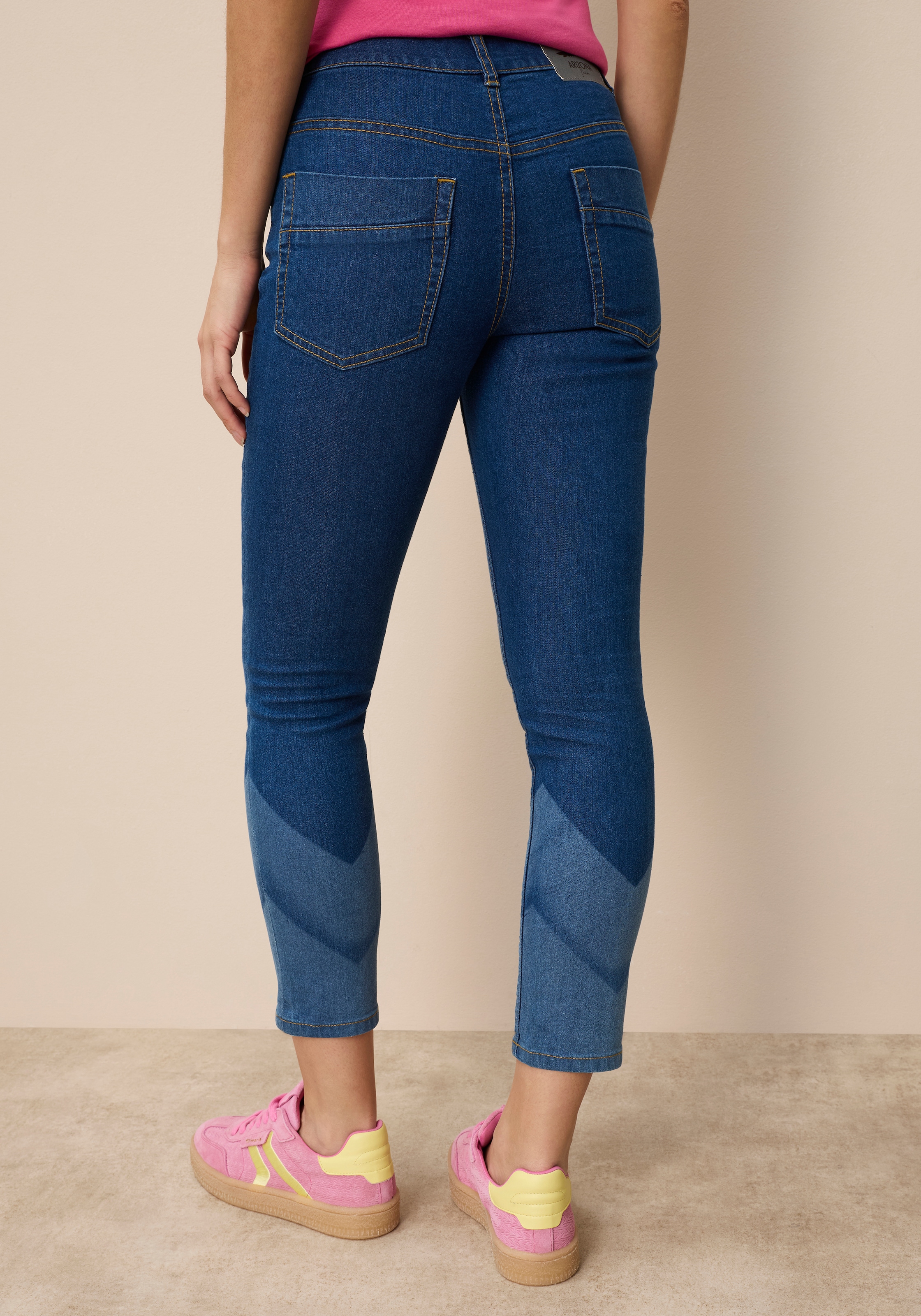 Arizona 7/8-Jeans schmale Beinform, 7/8-Länge, Slim Fit, aus elastischem Denim