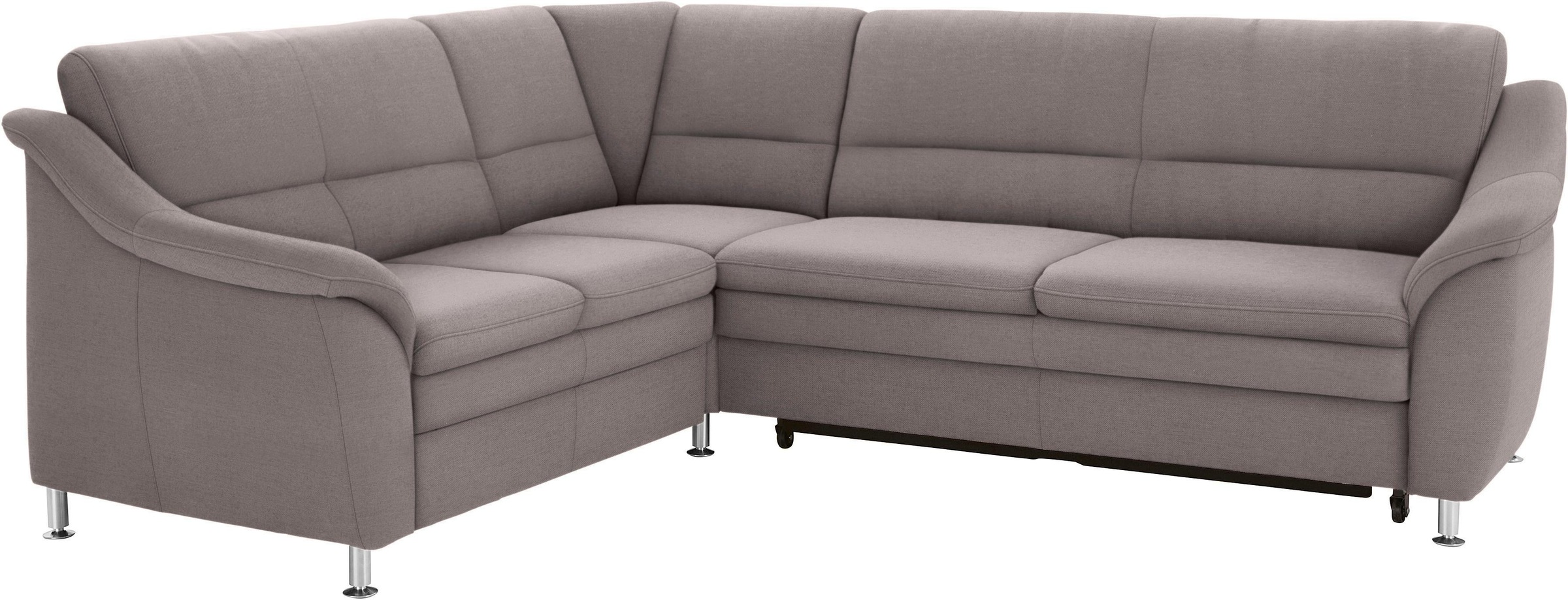 sit&more Ecksofa »Cardoso L-Form« mit Federkern, wahlweise mit Bettfunktion und Schubkasten