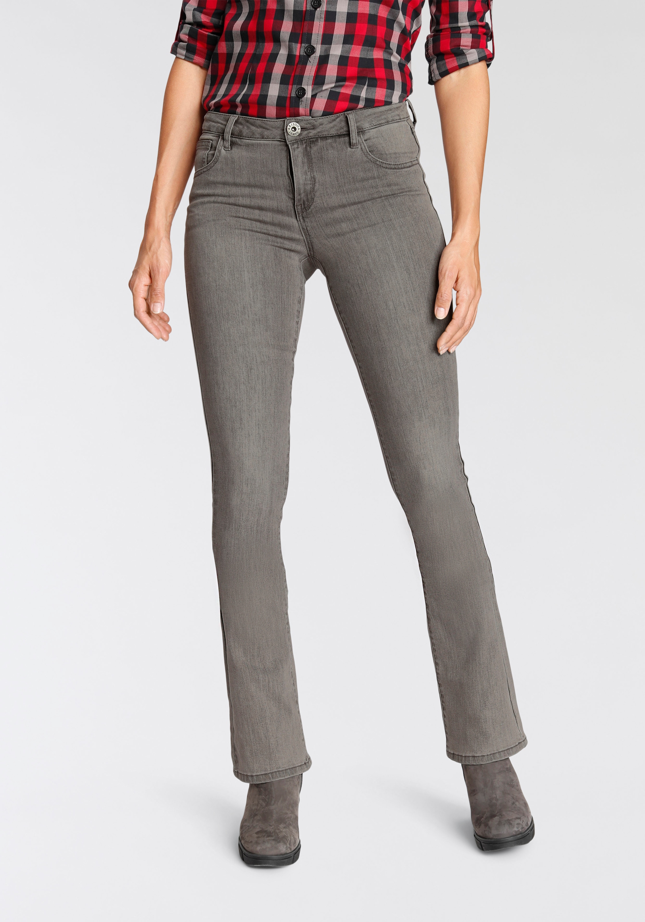 Arizona »Ultra-Stretch«, online bestellen Mid-Waist Bootcut-Jeans