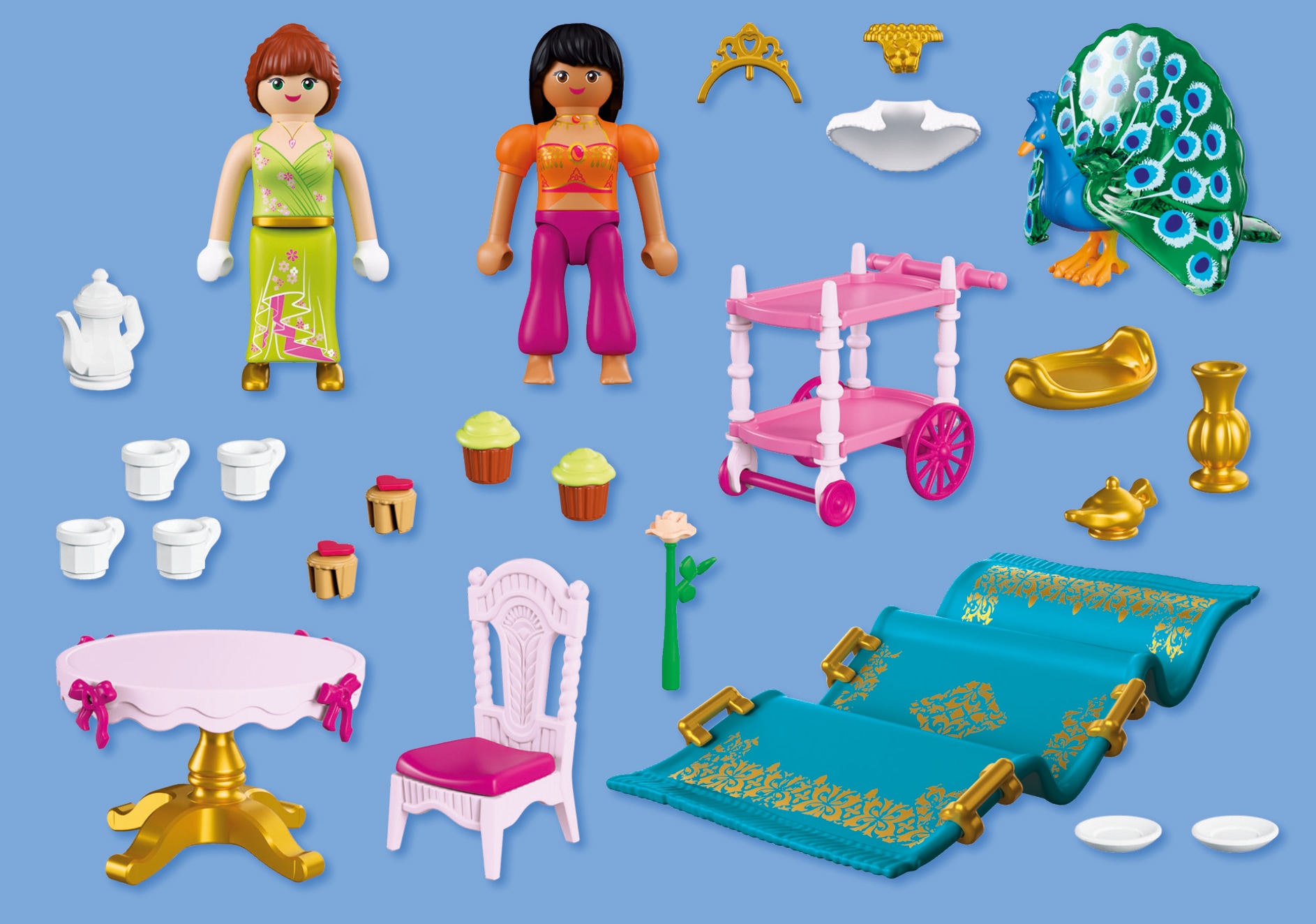 Playmobil® Konstruktions-Spielset »Besuch aus der Ferne (72054), Princess« Made in Europe