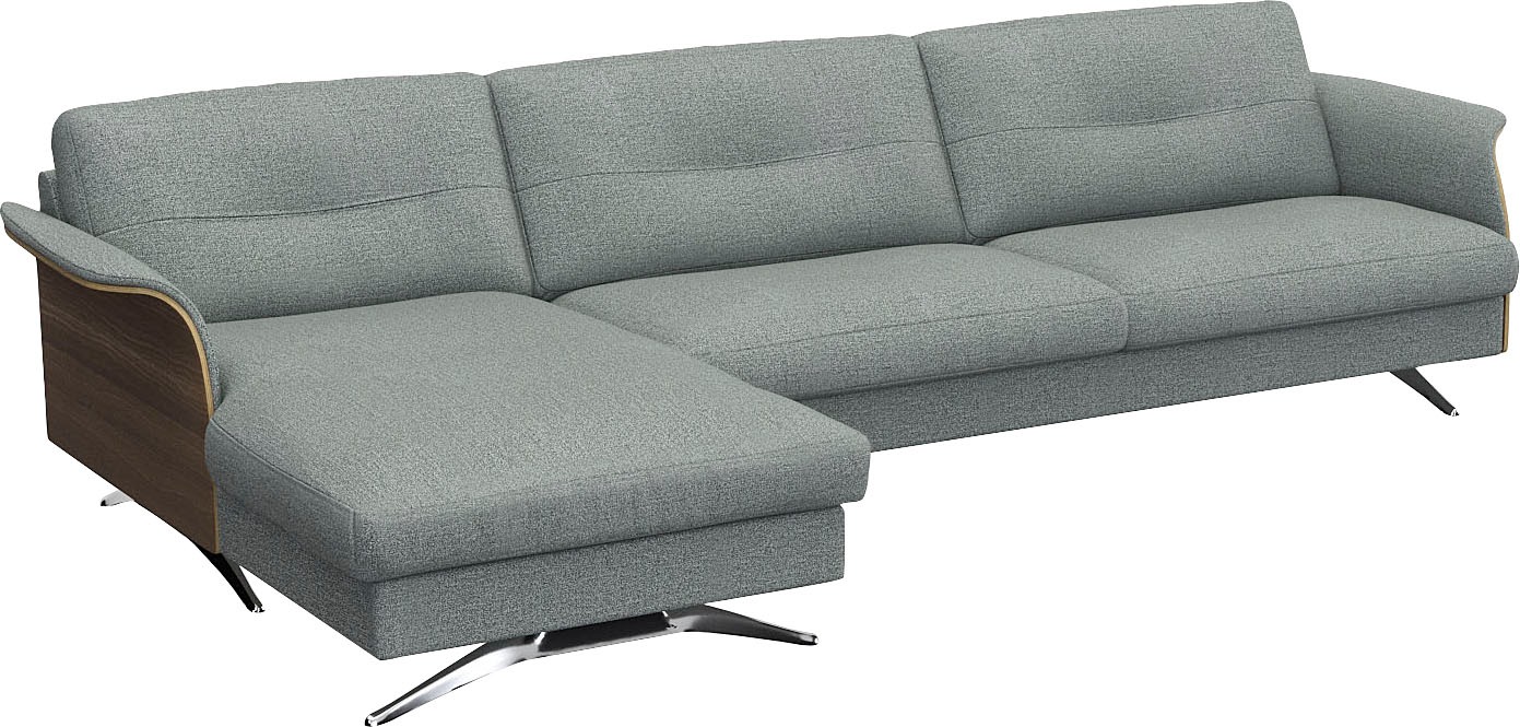 FLEXLUX Ecksofa »Glow Designsofa, bequem und komfortabel durch hochwertigen günstig online kaufen