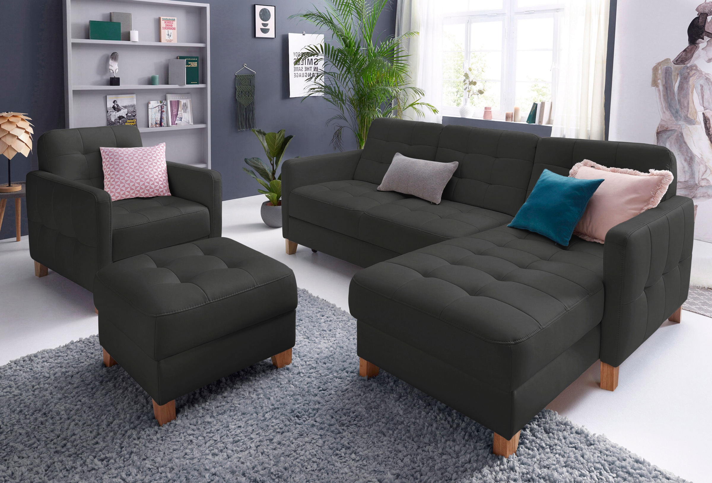 exxpo - sofa fashion Ecksofa "Croma, hochwertige Detailverarbeitung, mit Ko günstig online kaufen