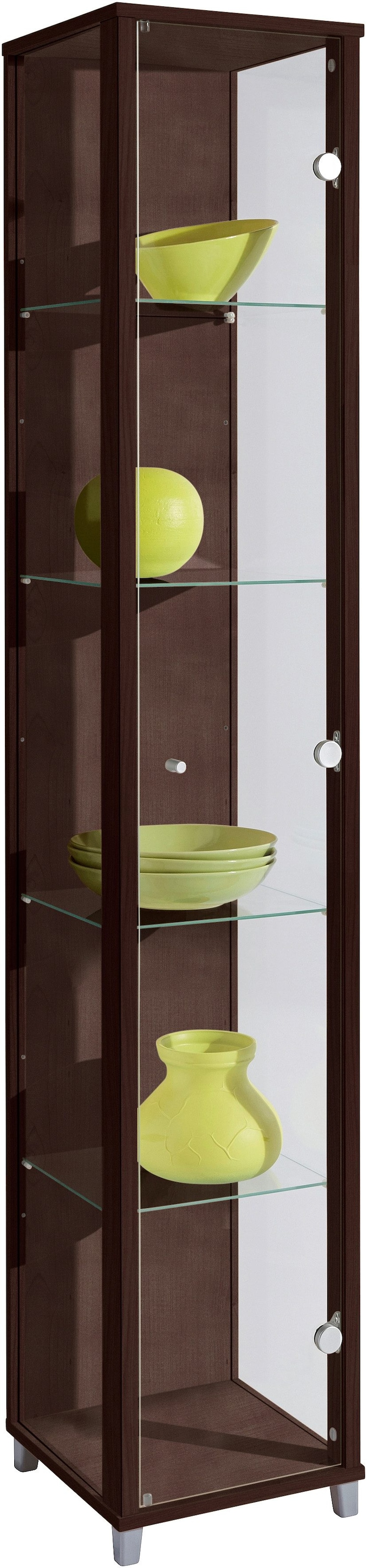 fif möbel Vitrine »OPTIMA Höhe ca. 172 cm«, Standvitrine/Glasvitrine 1x Glastür,perfekt für Sammler,Sammlervitrine
