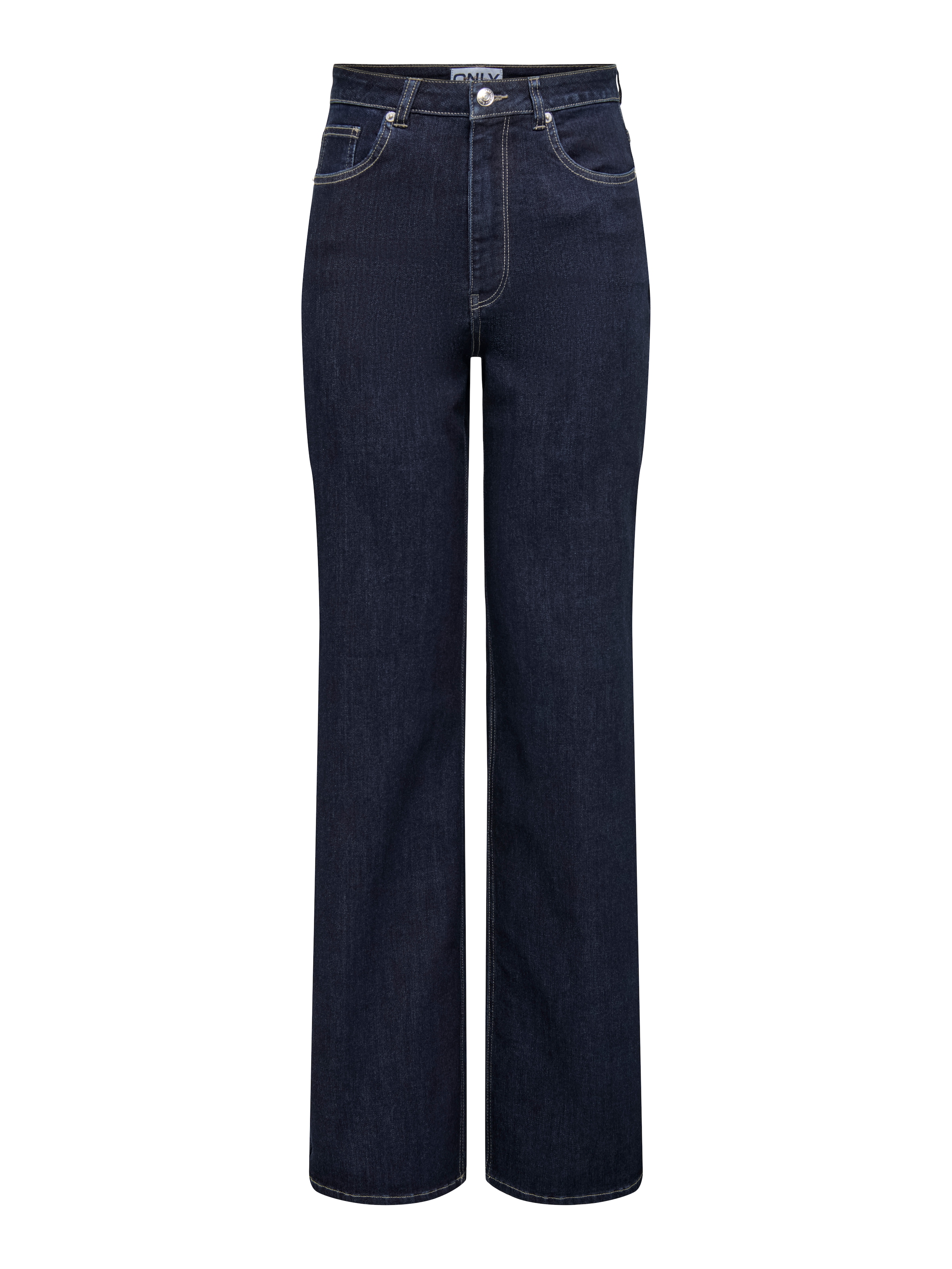 ONLY High-waist-Jeans »ONLJUICY-WAUW HW WIDE DNM GUA334 NOOS« Materialmix, high waist, wide fit