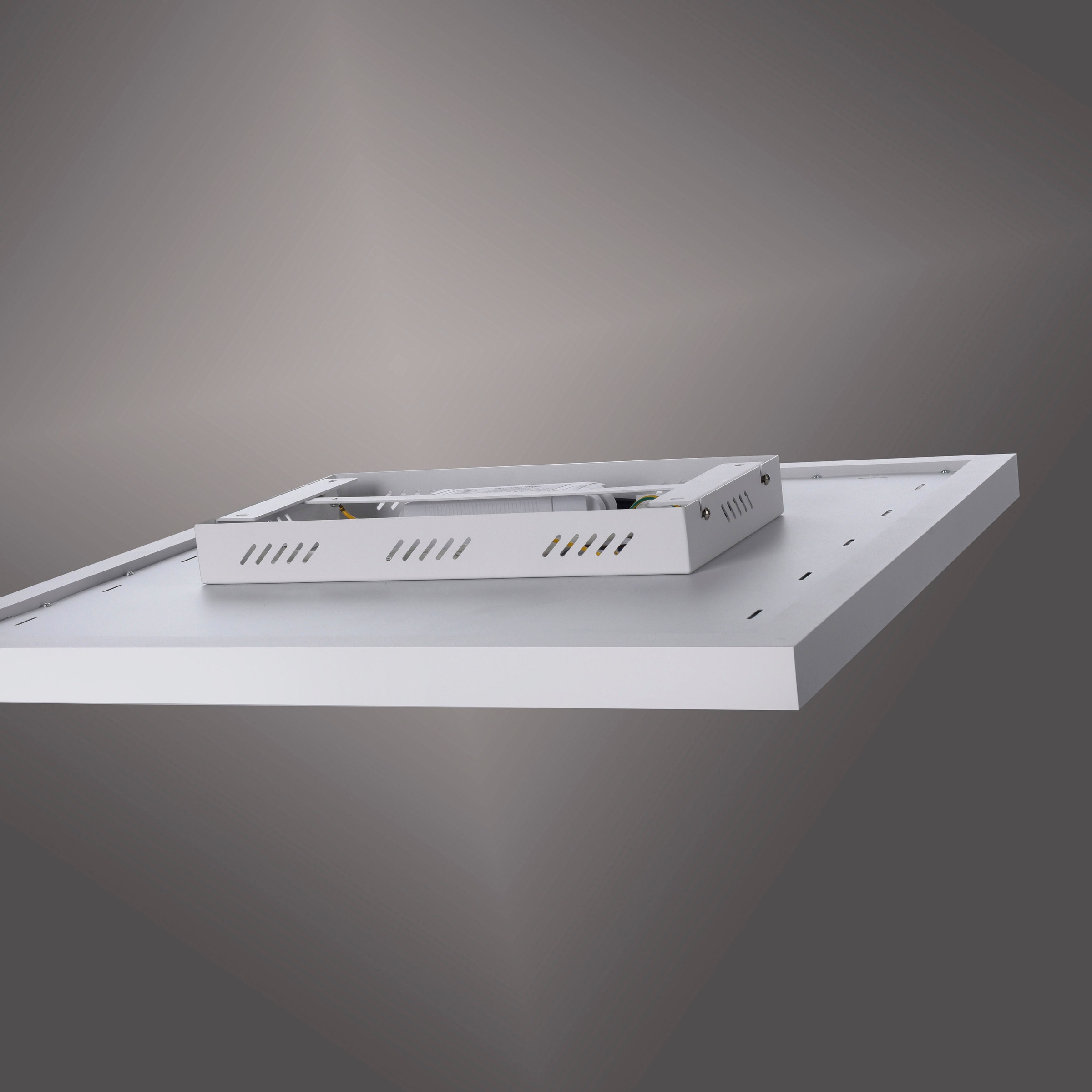 JUST LIGHT Deckenleuchte »BEROA«, 1 flammig, Leuchtmittel LED-Board | LED fest integriert, Deckenpanel mit IR-Heizung 450W, Funk Fernbed., Funkthermostat
