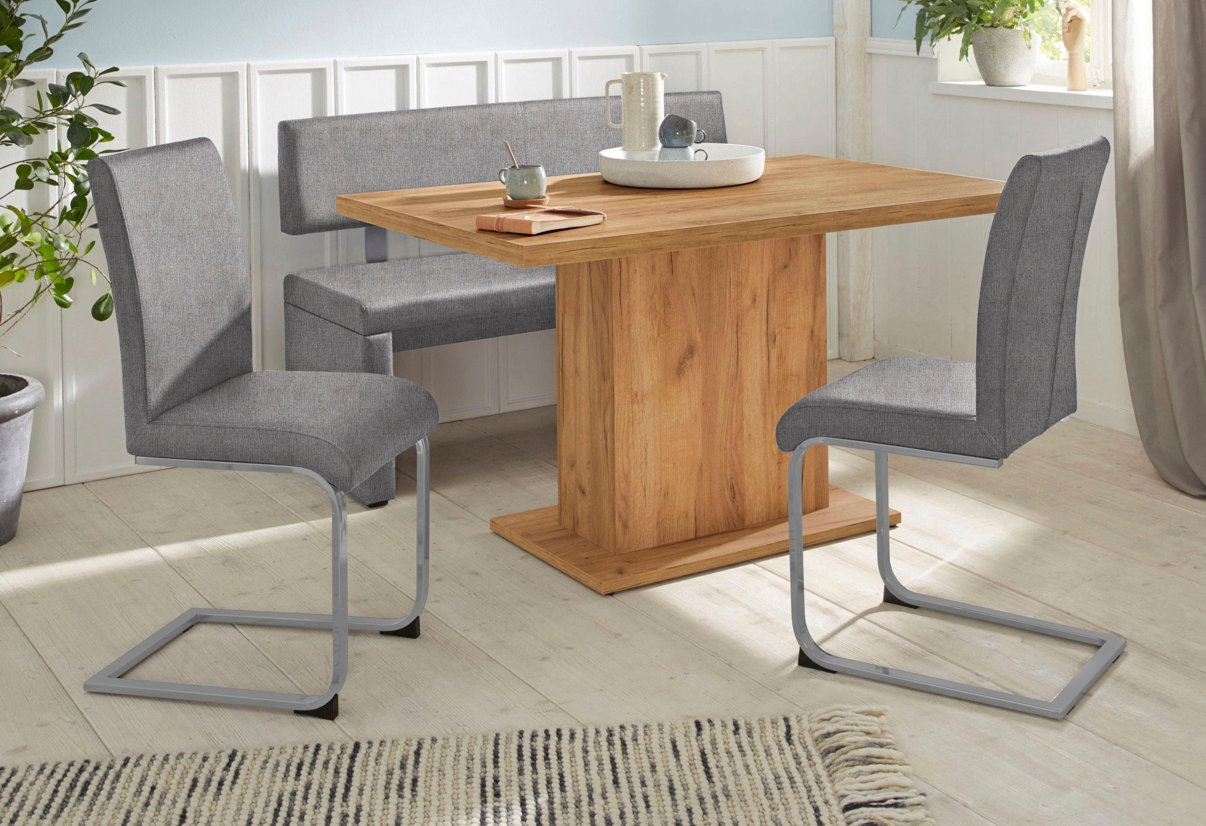 Home affaire Sitzbank "Charissa" mit Lehne, Breite 140, 160 oder 180 cm günstig online kaufen