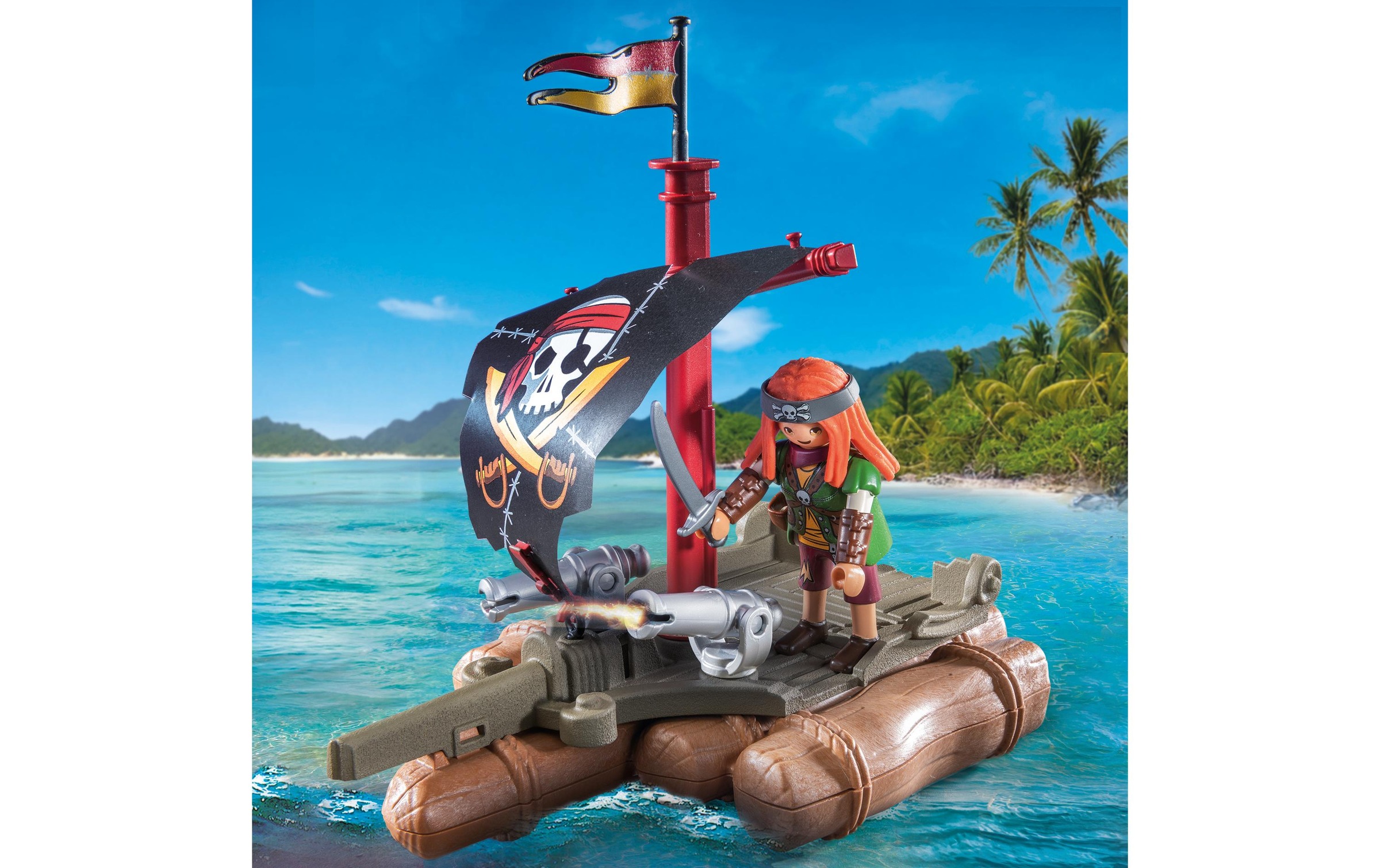 Playmobil® Spielbausteine »Schatzbergung auf Piratenfloss 71794«