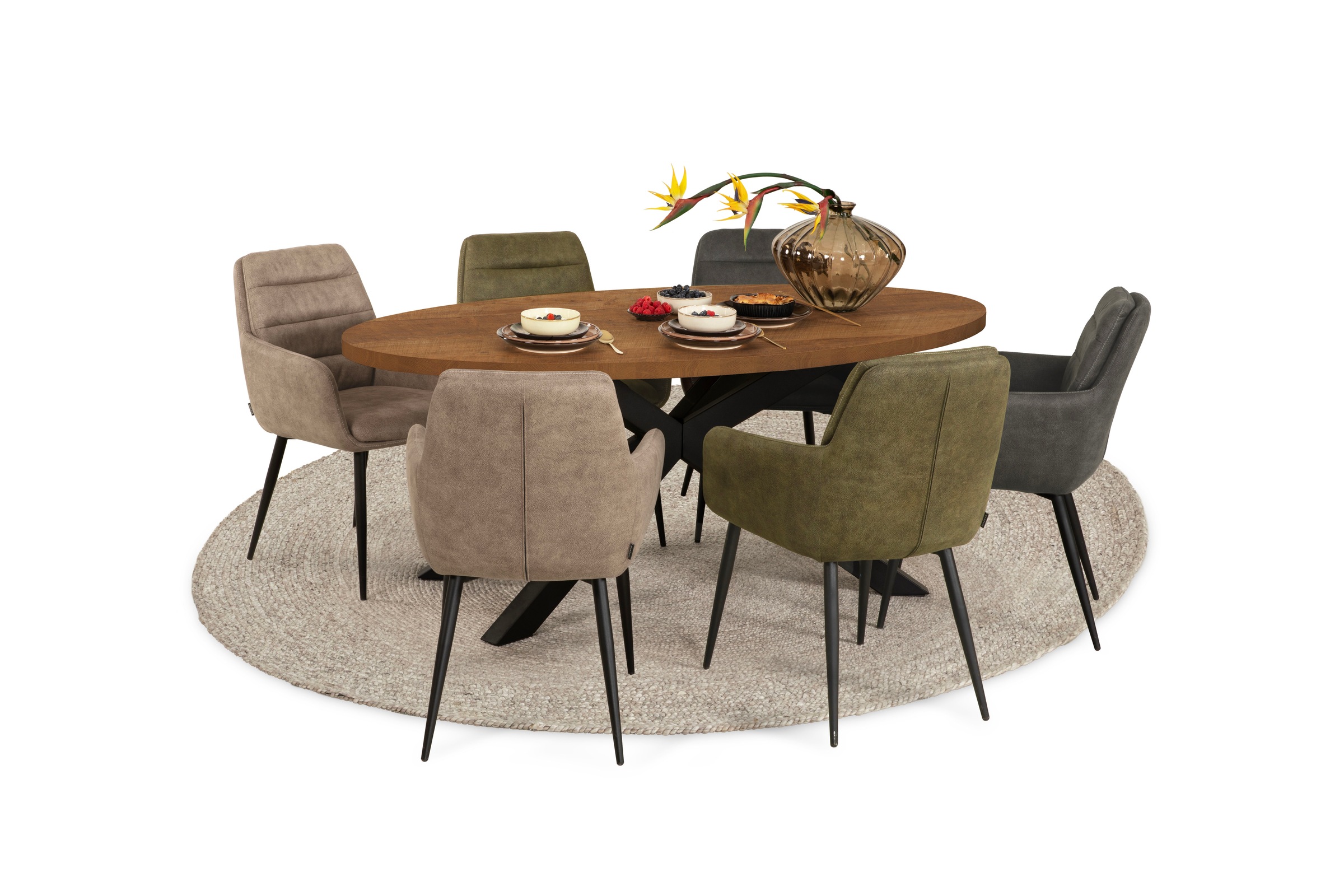 OMG Design Armlehnstuhl »Bailey«, Stoff, Schalenstuhl, pflegeleicht, auch a günstig online kaufen