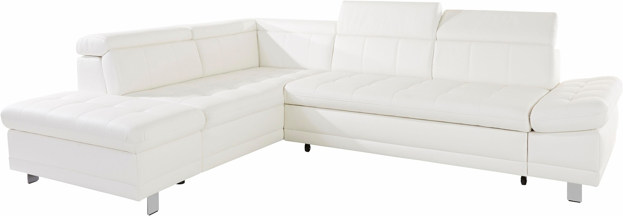 sit&more Ecksofa »Limit L-Form«, wahlweise mit Bettfunktion und Bettkasten
