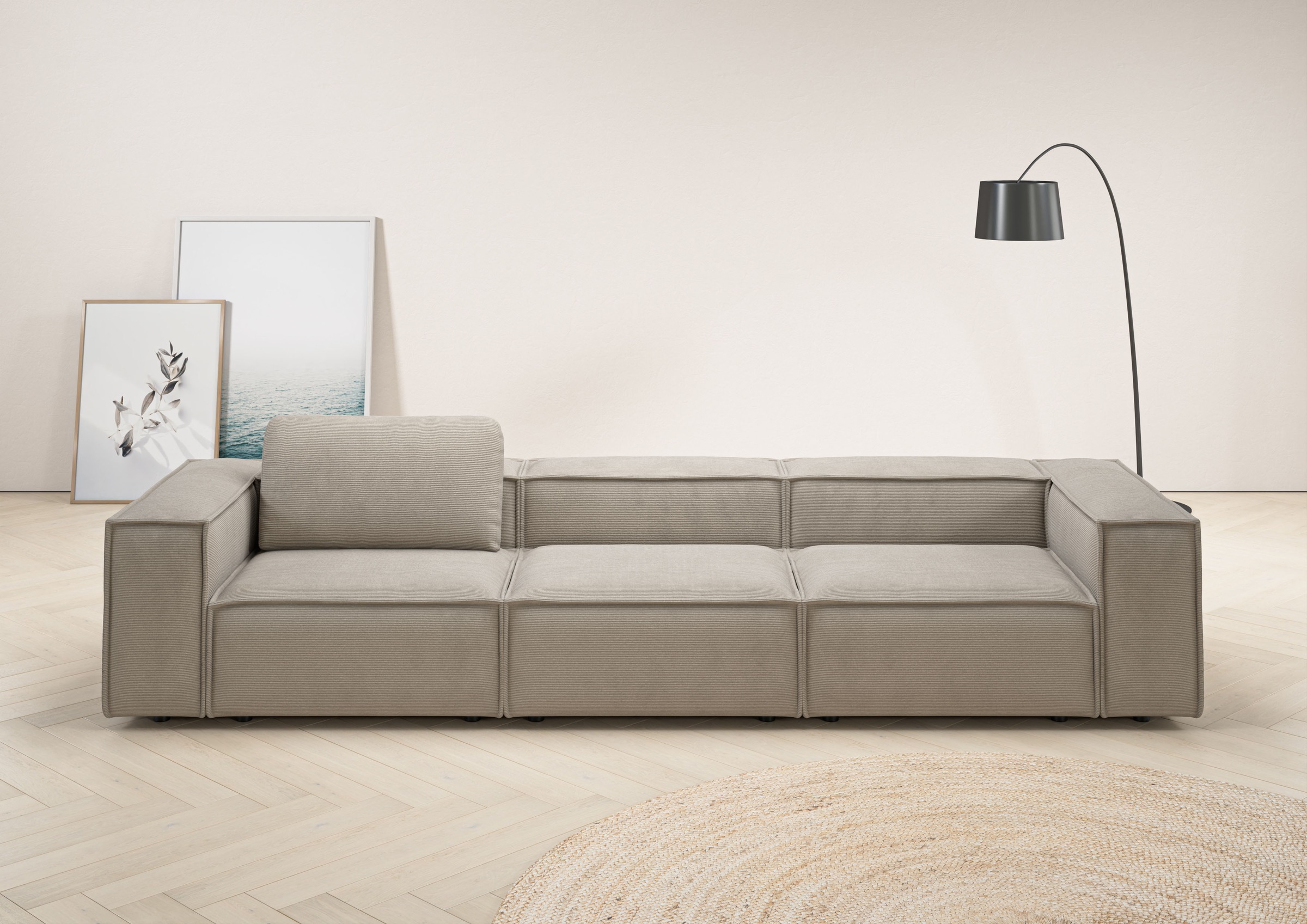 PLACES OF STYLE 3,5-Sitzer »Watertown, modernes Big-Sofa XXL, 336 cm Breite günstig online kaufen