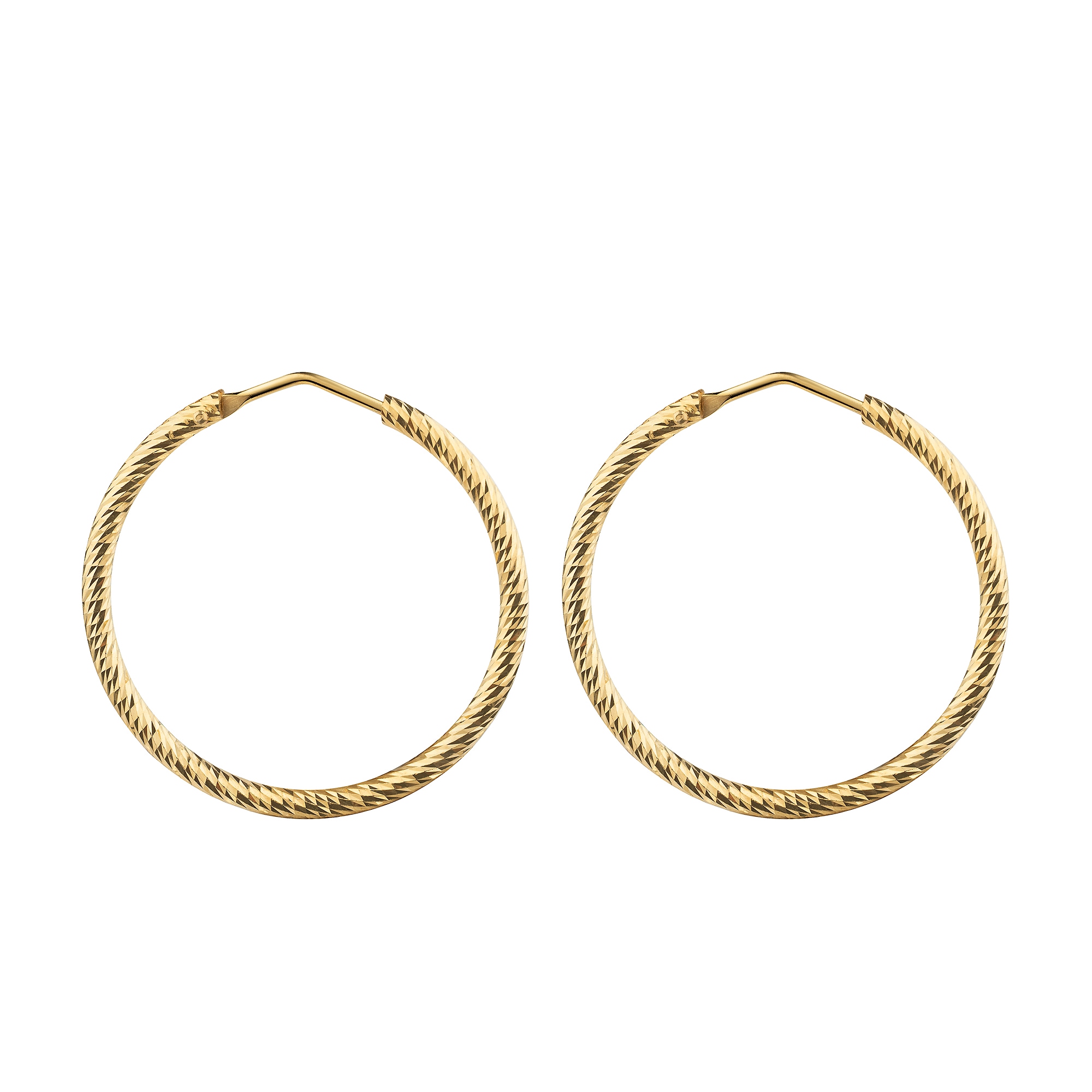 Firetti Paar Creolen »Schmuck Geschenk Silber 925 Ohrschmuck Ohrringe gedrehte Optik«