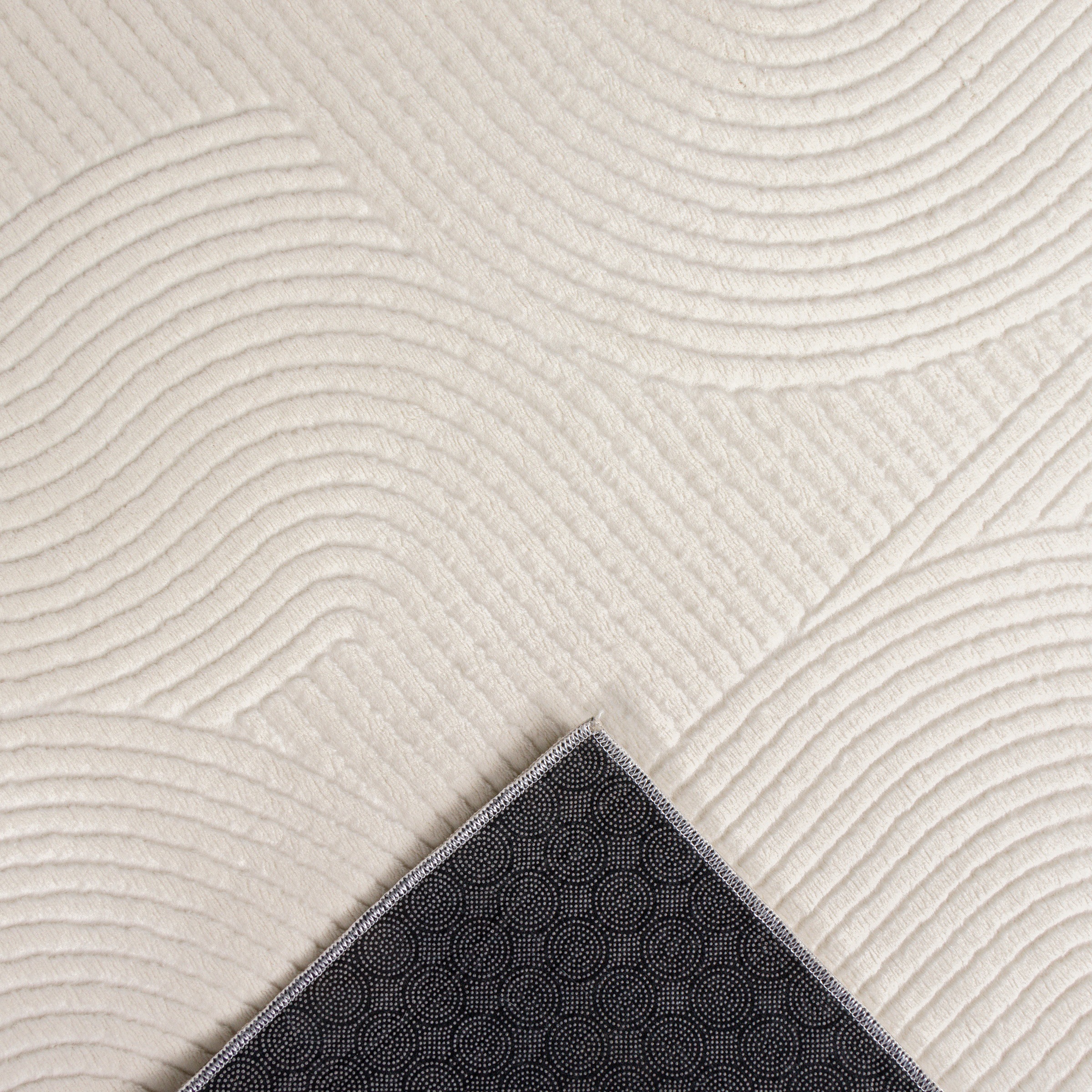 OTTO home Designteppich »Zoelle 3D Optik/Hoch-Tief Effekt« rechteckig 8 mm Höhe mit Anti-Rutsch-Rücken, angenehm weich, Teppich Wohnzimmer Boho Design