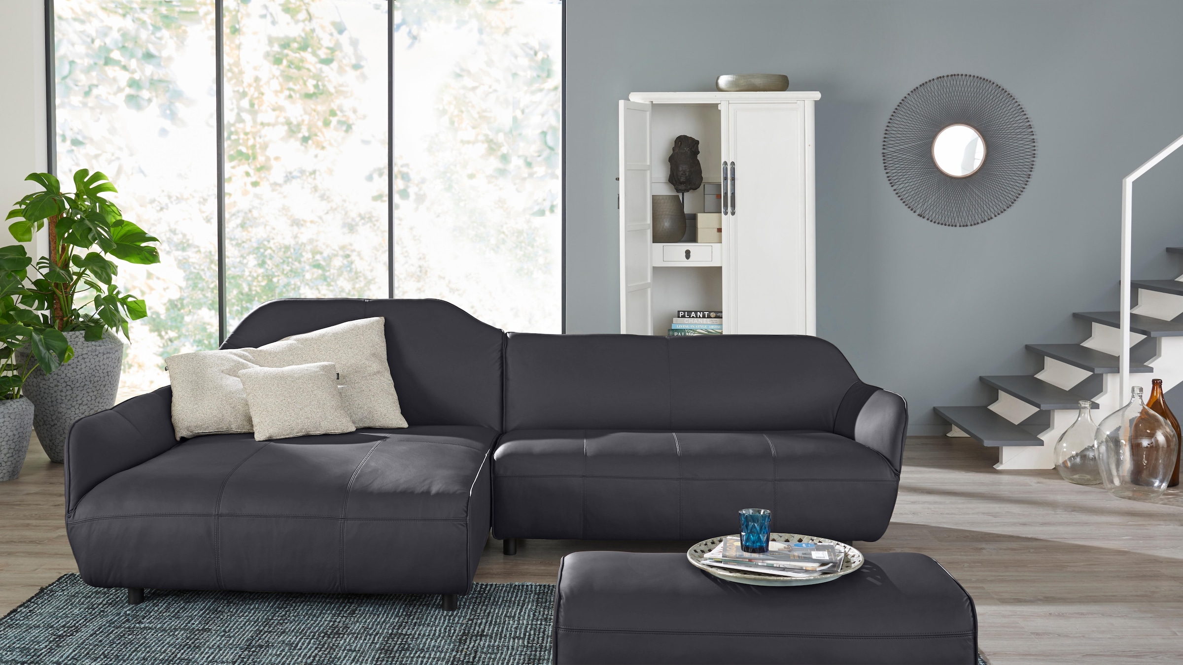 Creation BY ROLF BENZ Ecksofa »CR.480, Designecksofa, L-Form«, Wahlweise au günstig online kaufen