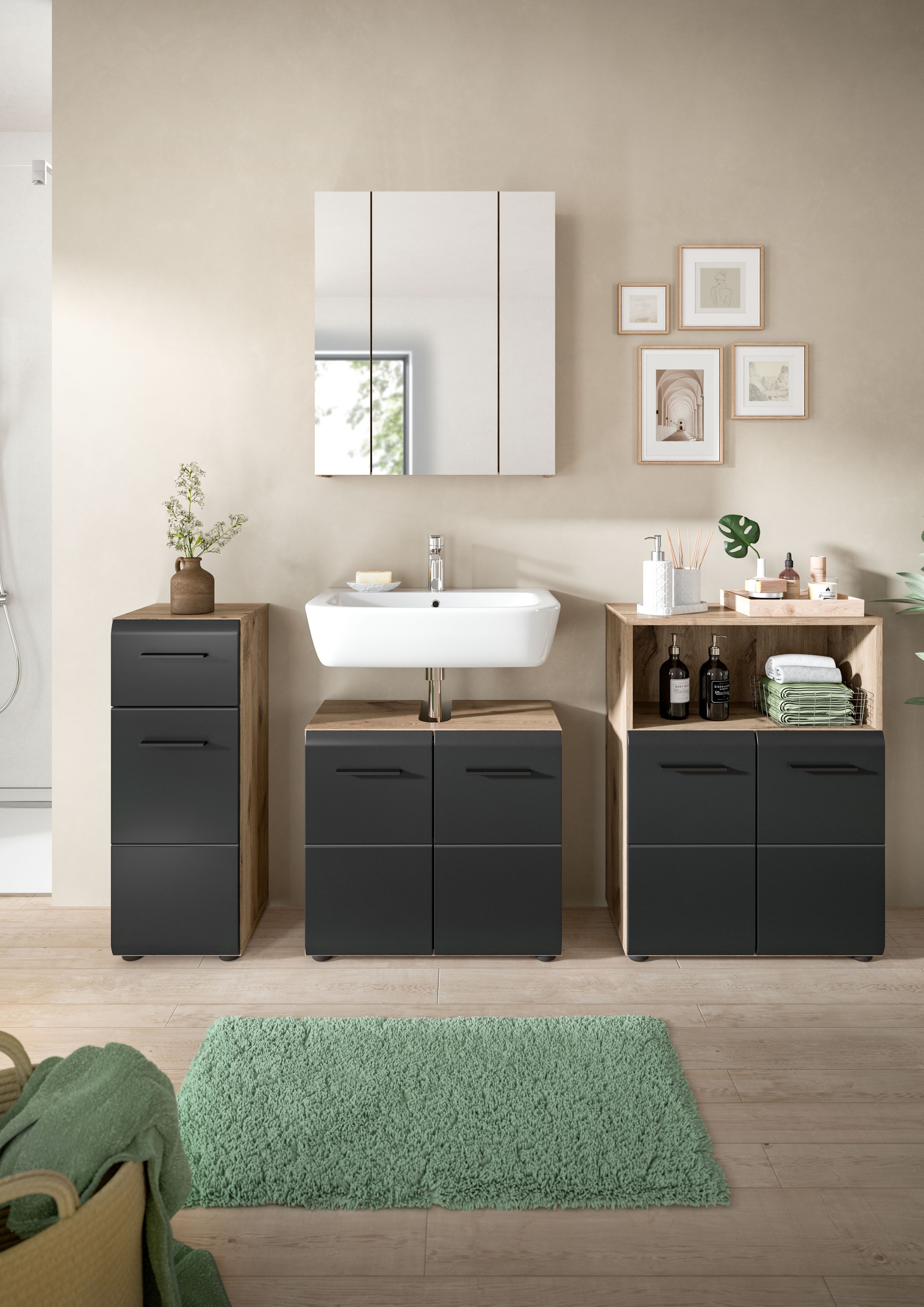 INOSIGN Badmöbel-Set »FLORENZ, TOPSELLER!, 4-teilige Badkombination, hochwe günstig online kaufen
