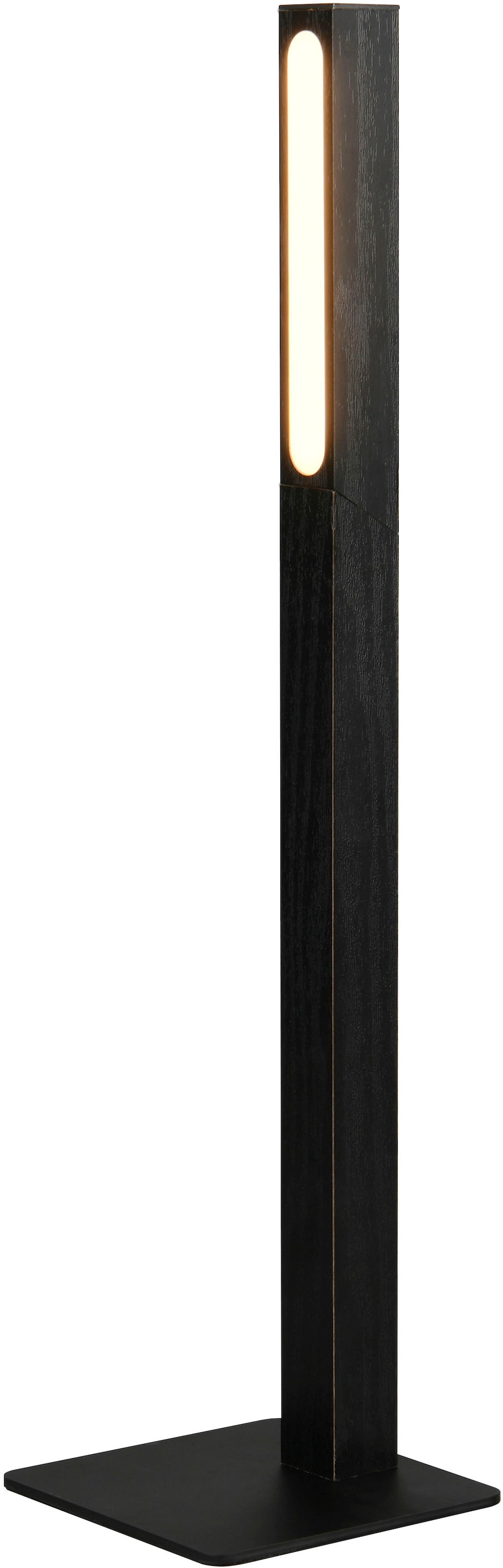 REALITY Leuchten LED Tischleuchte »SKIP, magnetische Touch-Tischlampe aus Holz, Leuchtenkopf abnehmbar«, 1 flammig, Leuchtmittel LED-Board | LED fest integriert, On/Off Touch und Dimmschalter, USB-Ladeanschluss, Akku-Laufzeit 3h
