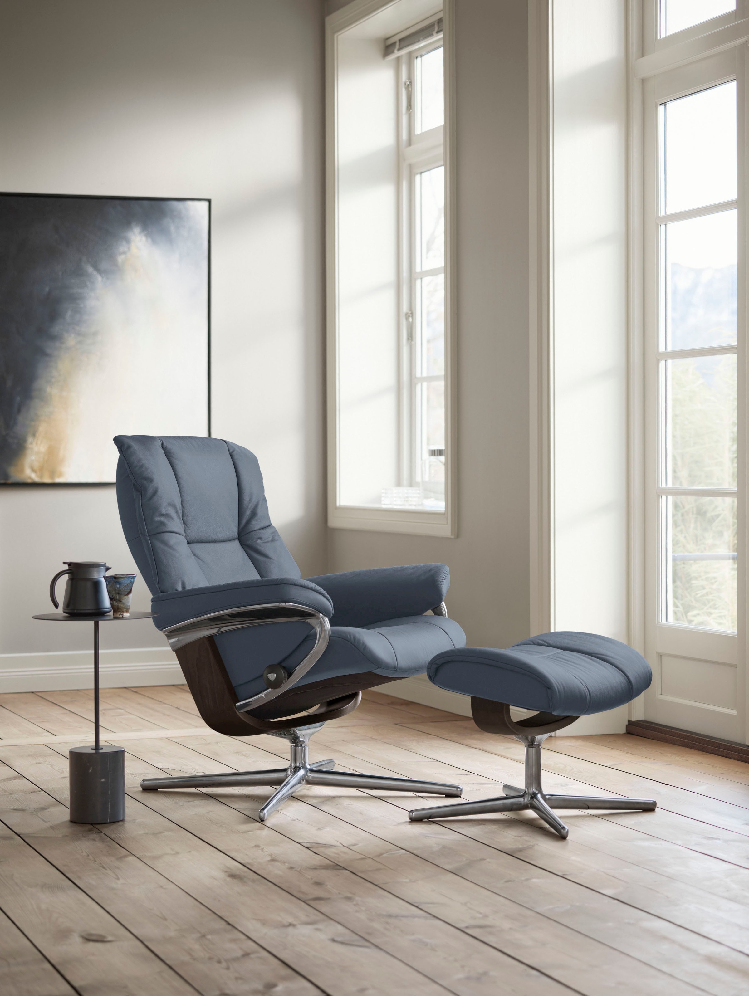 Stressless® Relaxsessel »Mayfair«, mit Cross Base, Größe S, M & L, Holzakzent Wenge